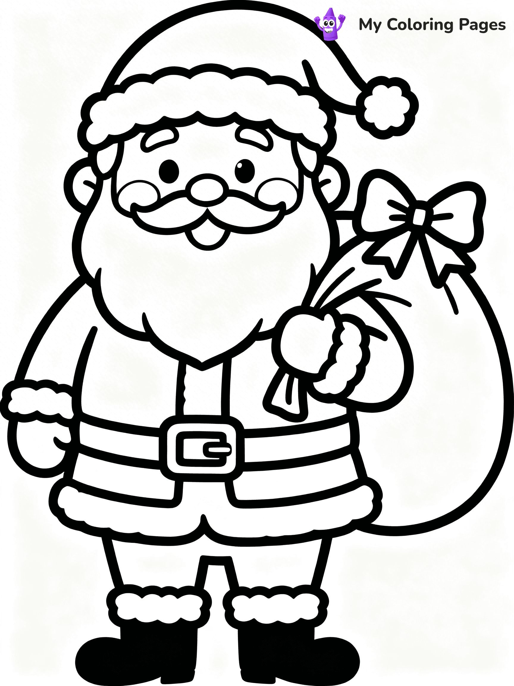 Santa Claus Coloring Pages - 110