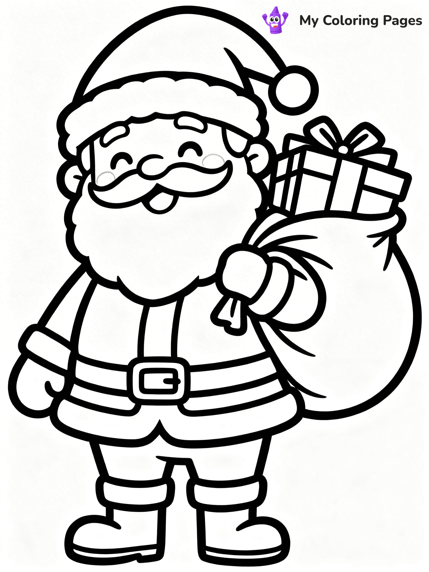 Santa Claus Coloring Pages - 106