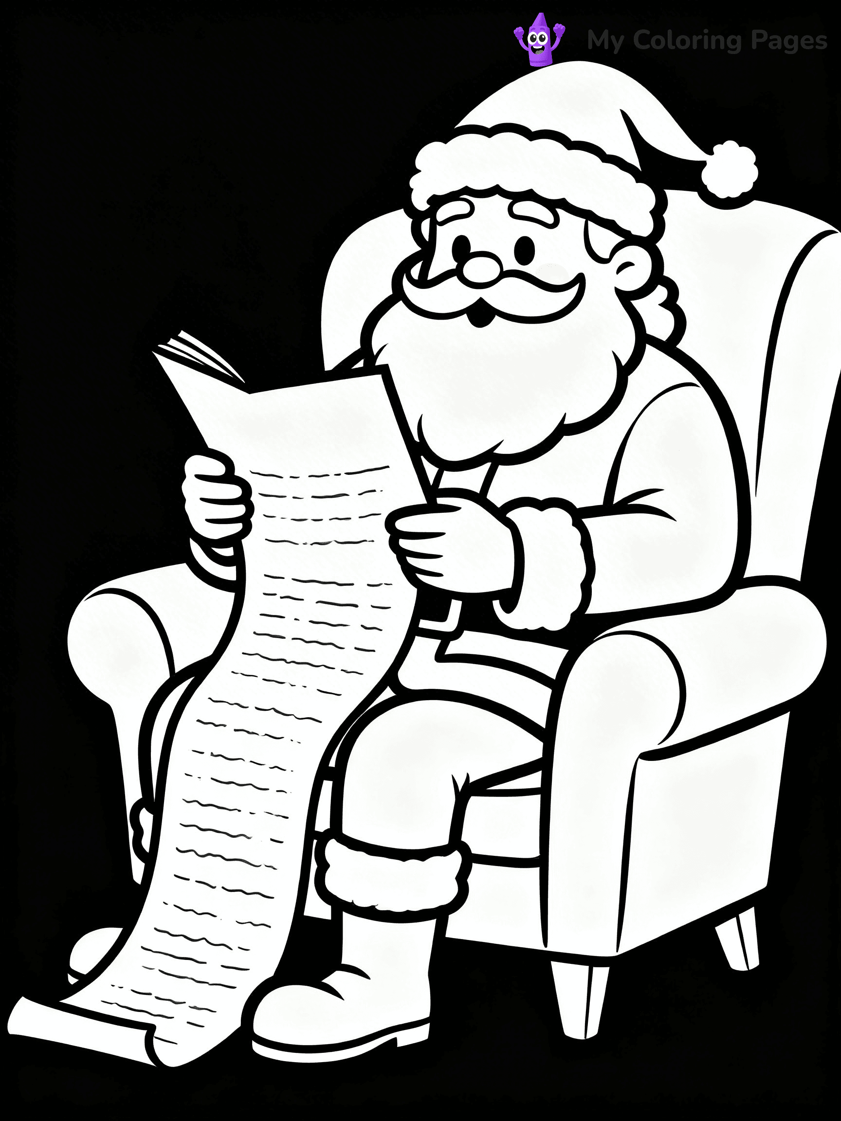 Santa Claus Coloring Pages - 103