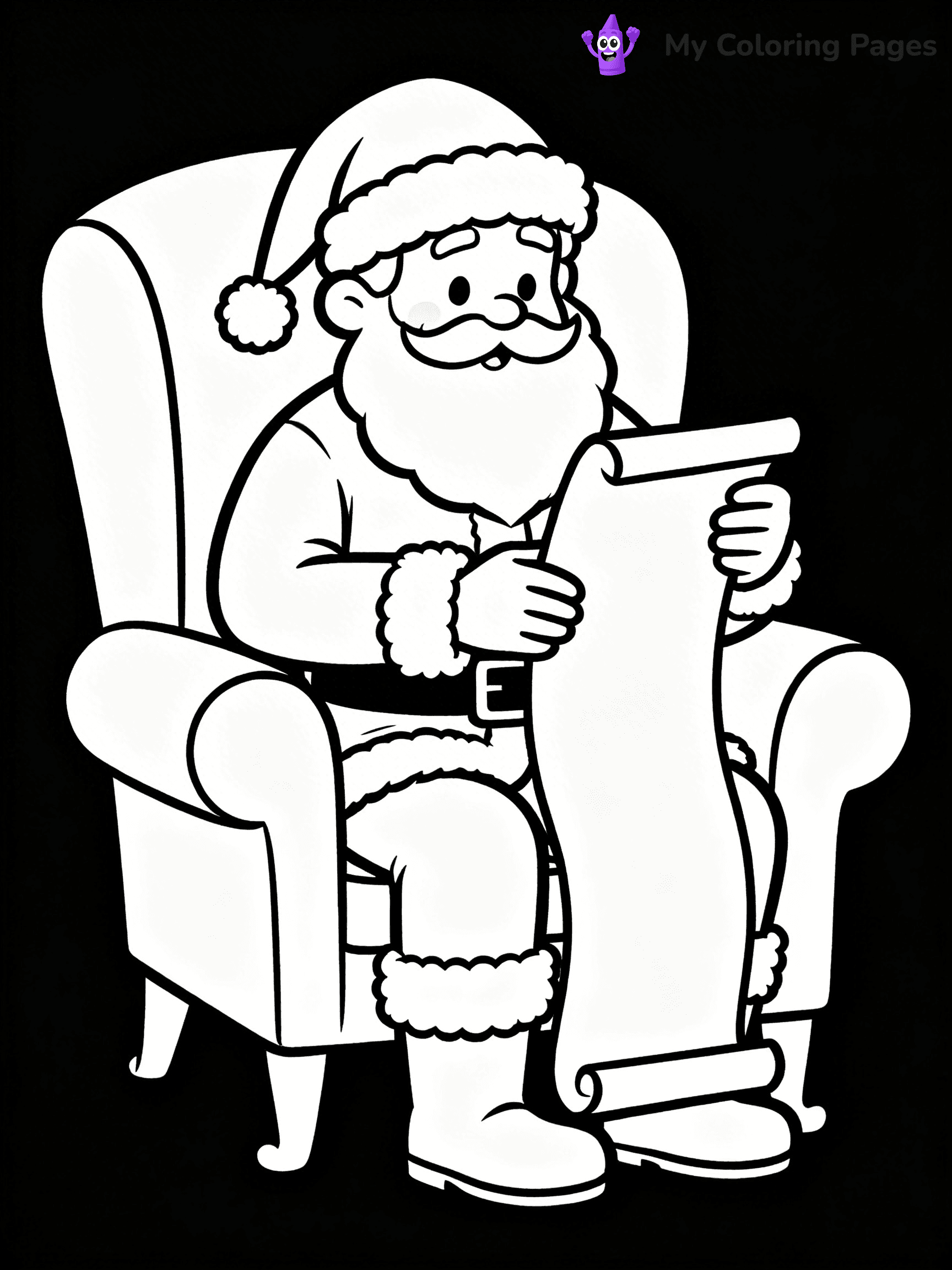 Santa Claus Coloring Pages - 102