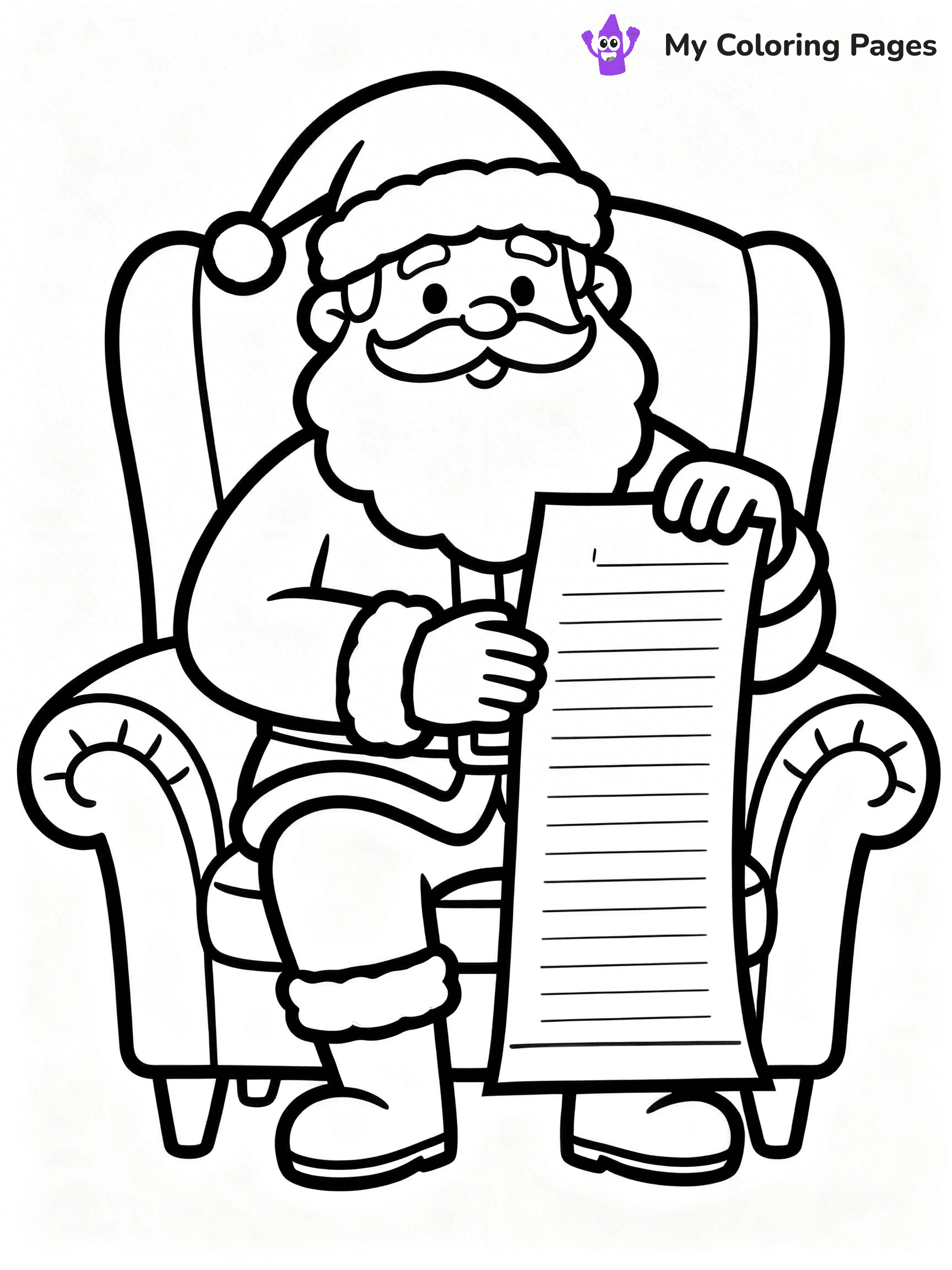 Santa Claus Coloring Pages - 100