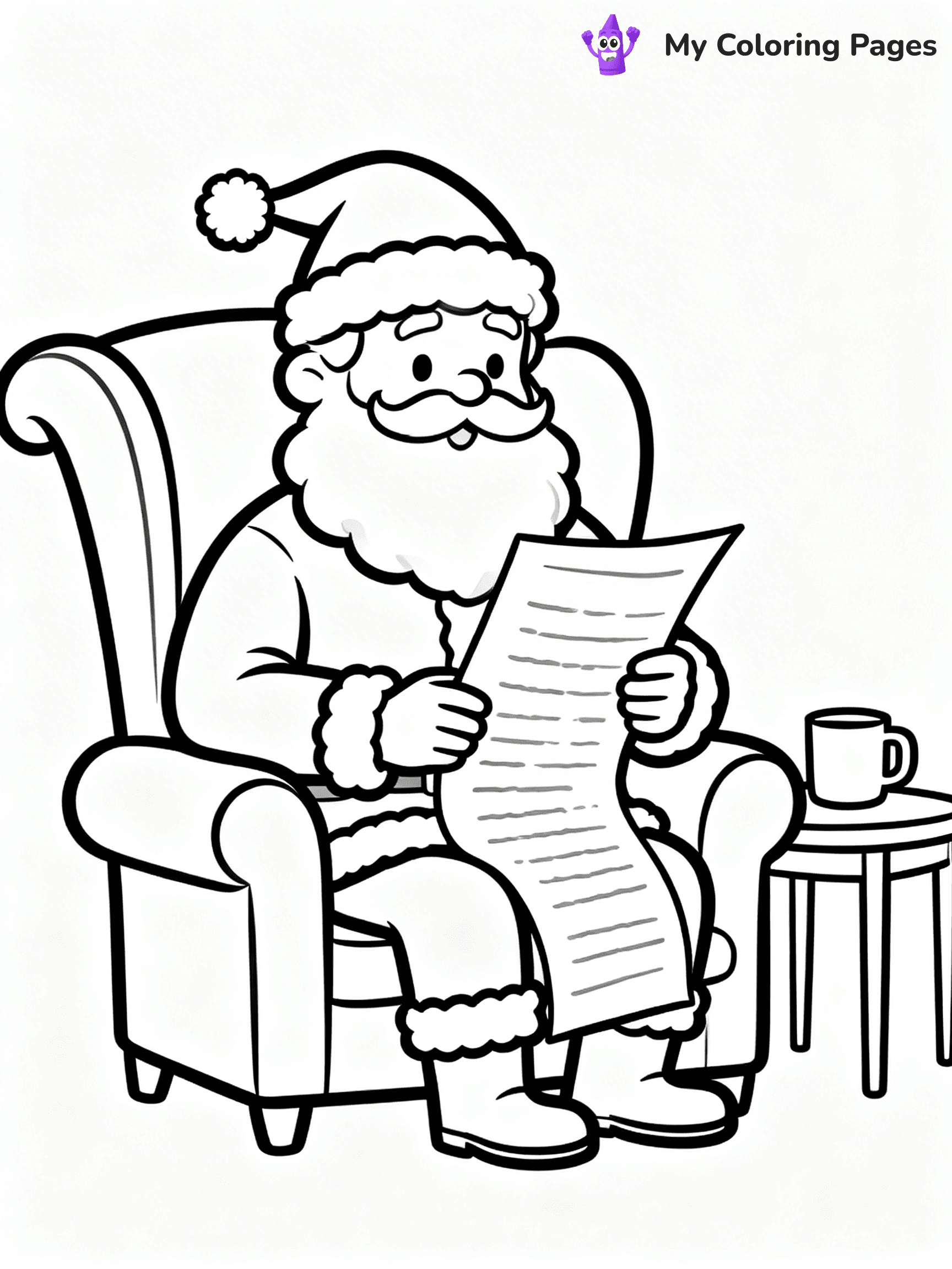 Santa Claus Coloring Pages - 98