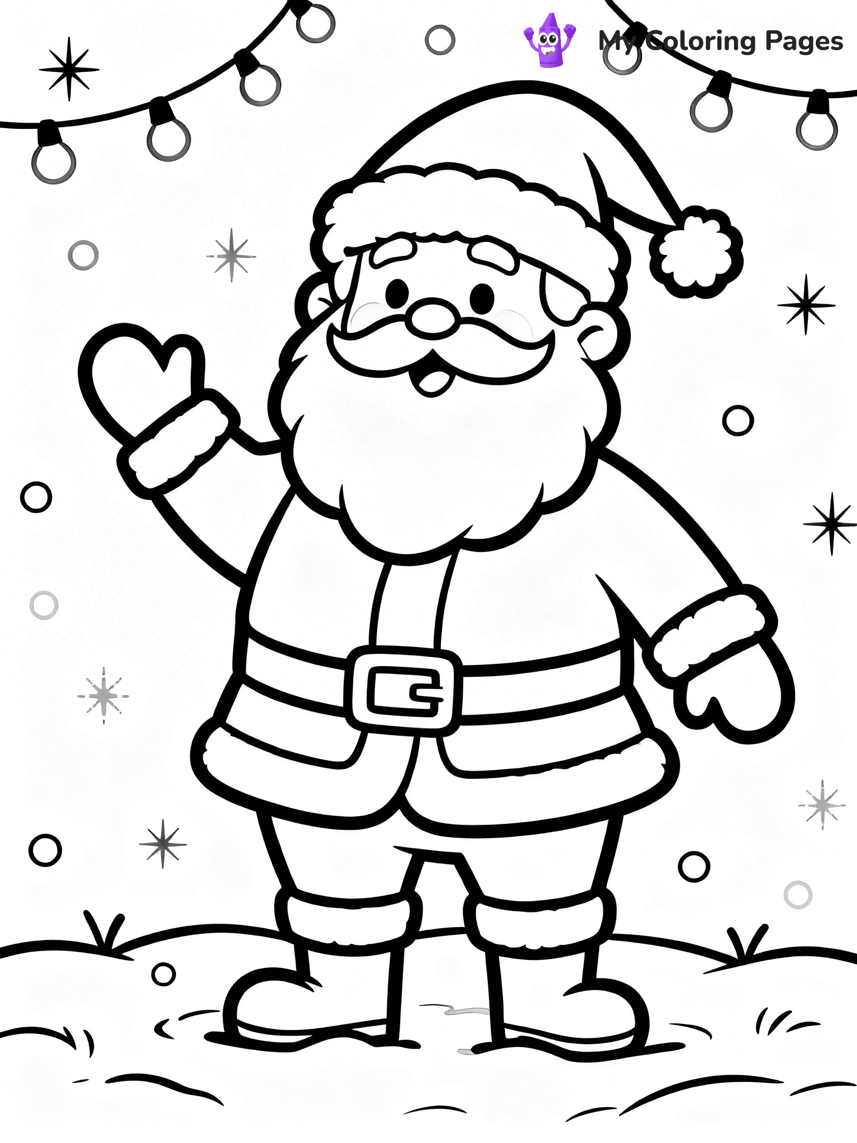 Santa Claus Coloring Pages - 96