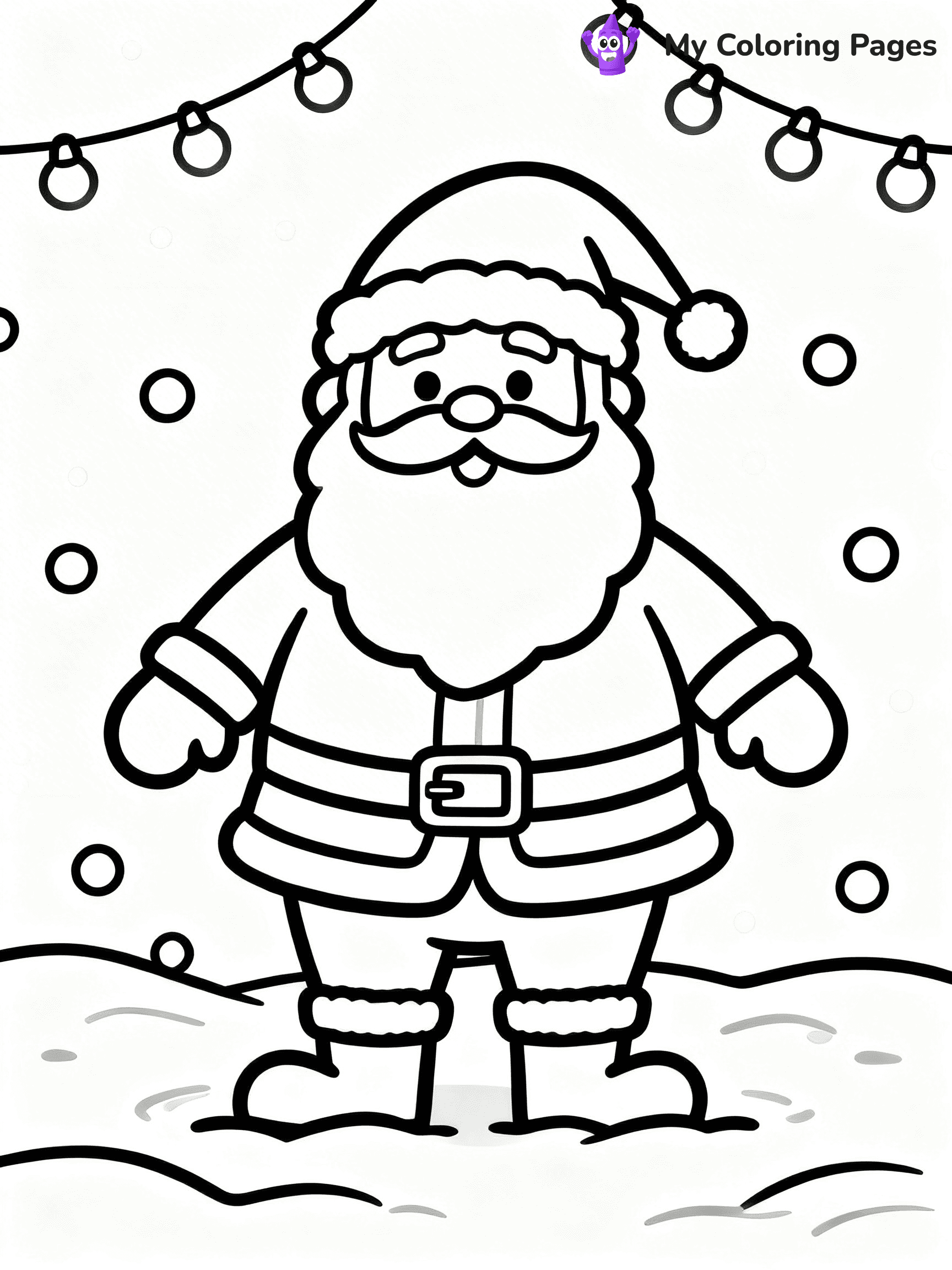 Santa Claus Coloring Pages - 95