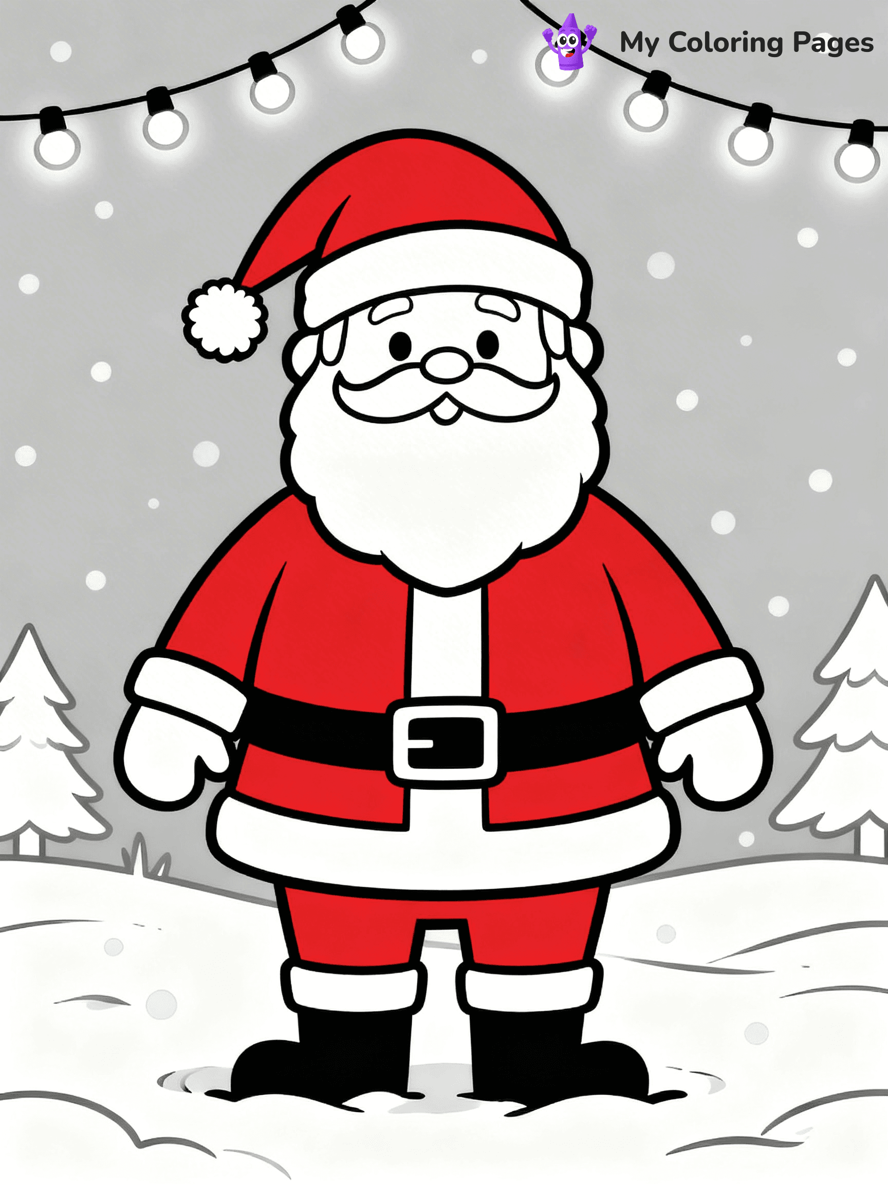 Santa Claus Coloring Pages - 94