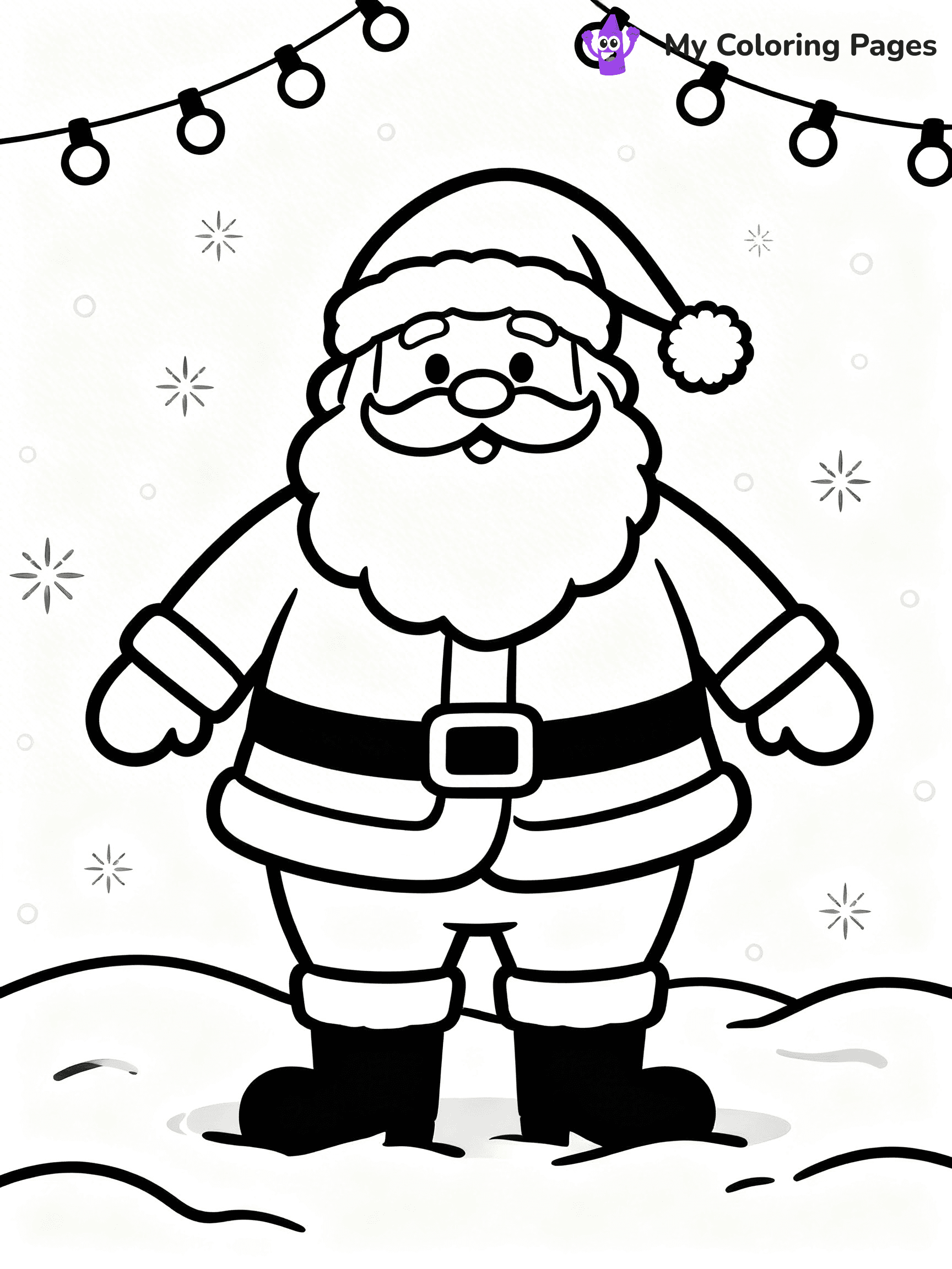 Santa Claus Coloring Pages - 93