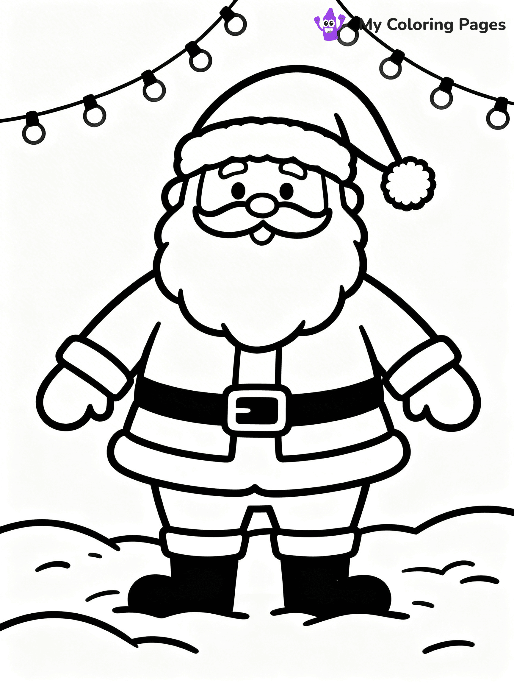 Santa Claus Coloring Pages - 90