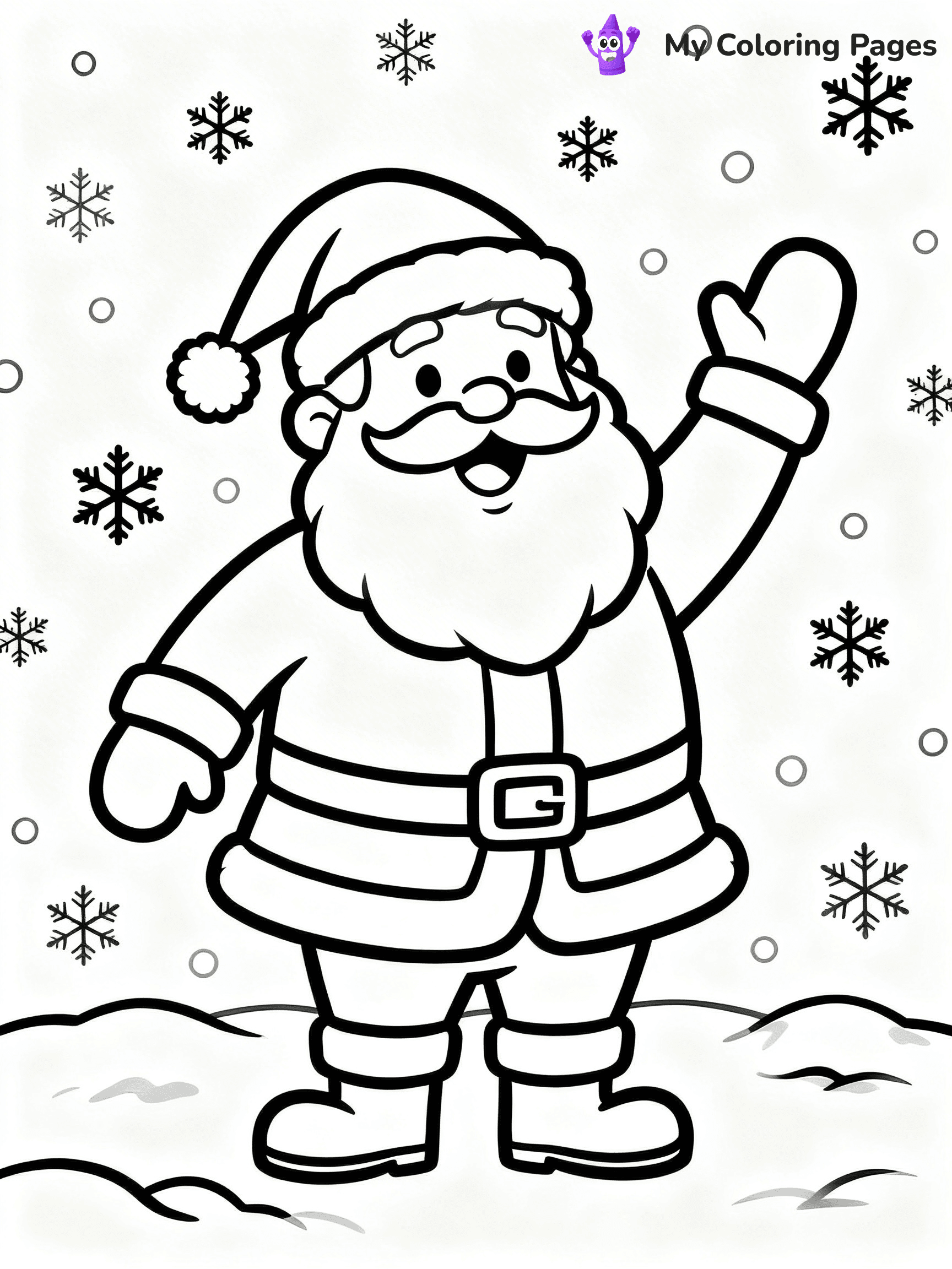 Santa Claus Coloring Pages - 88