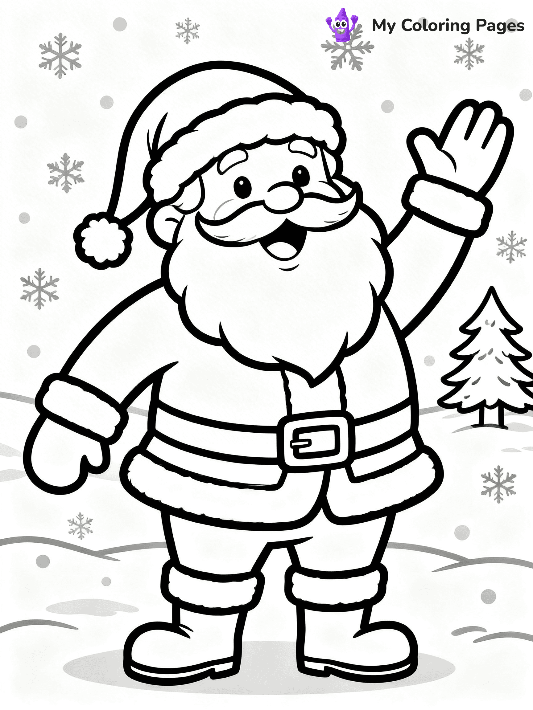 Santa Claus Coloring Pages - 86