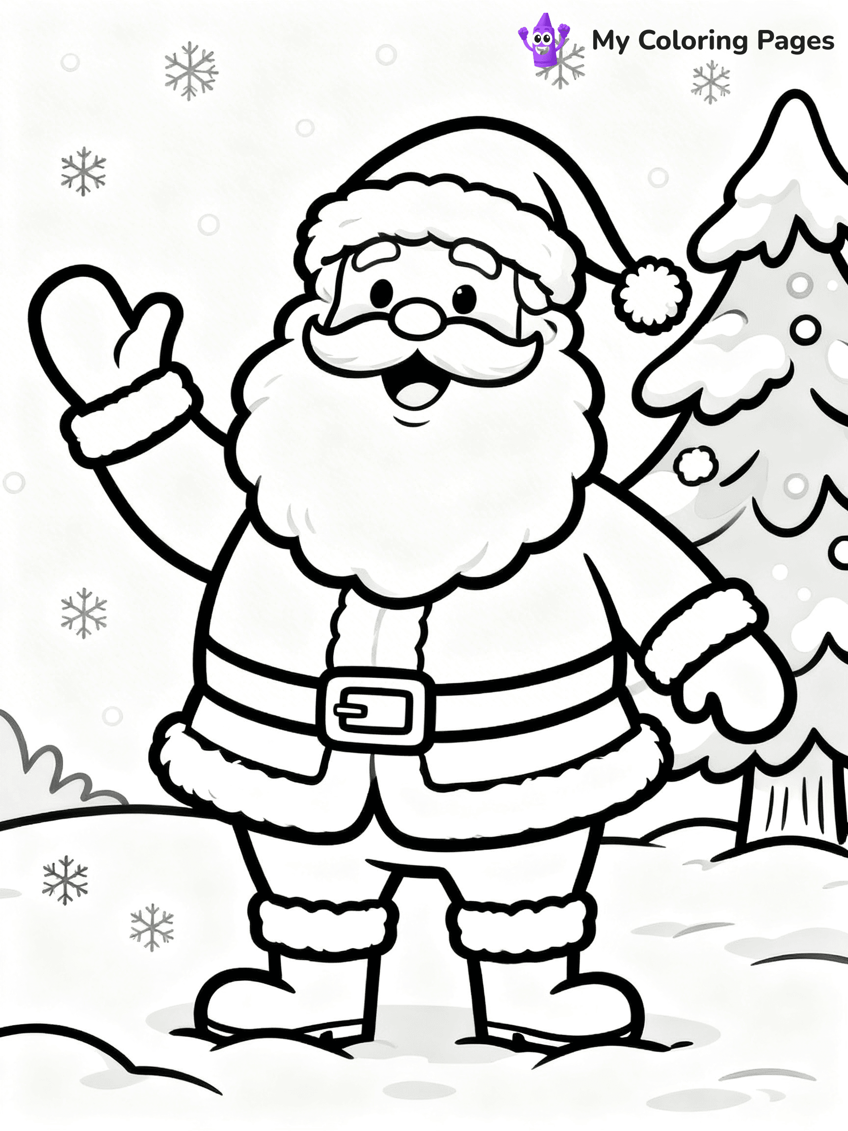 Santa Claus Coloring Pages - 85