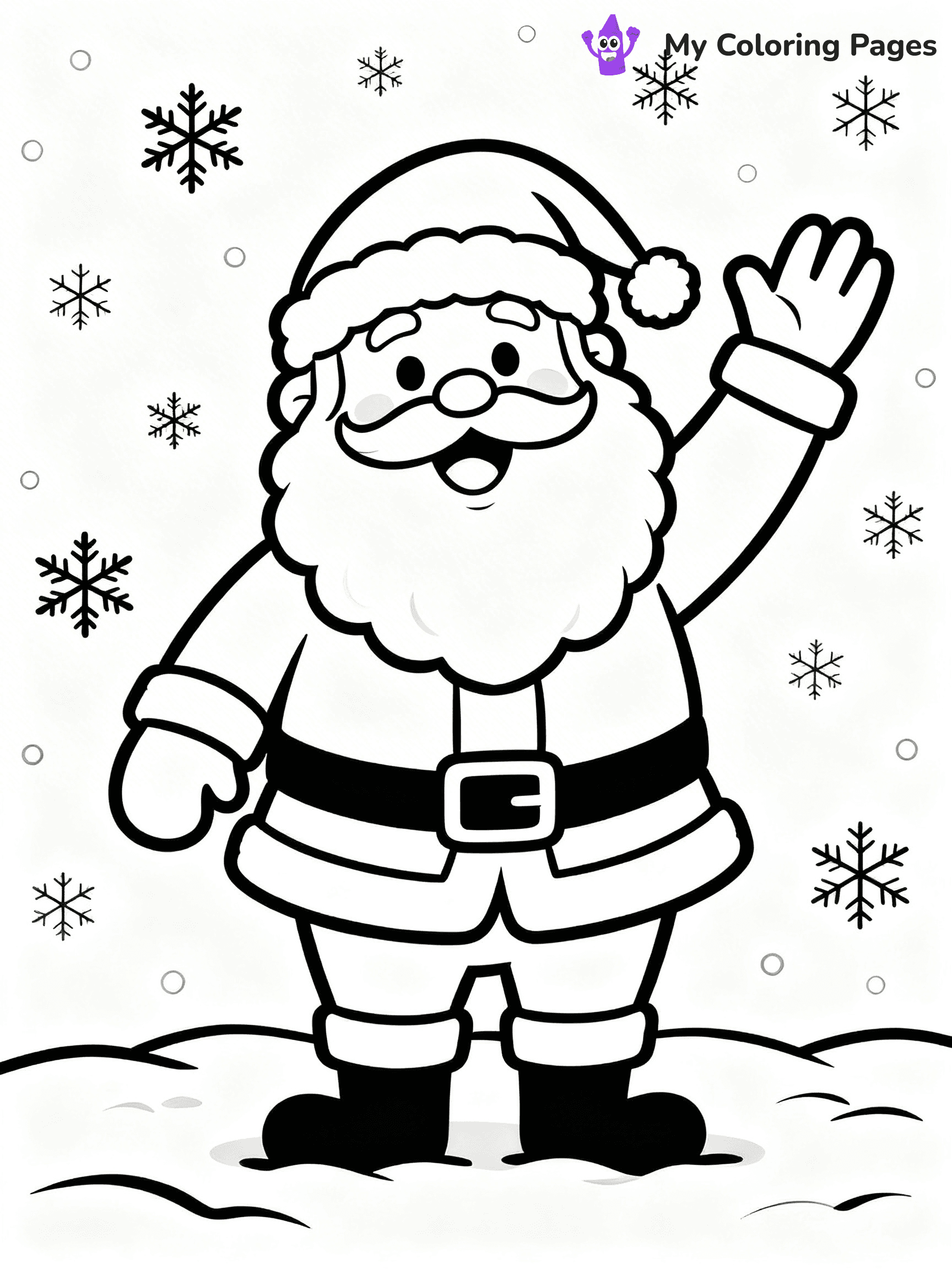 Santa Claus Coloring Pages - 83