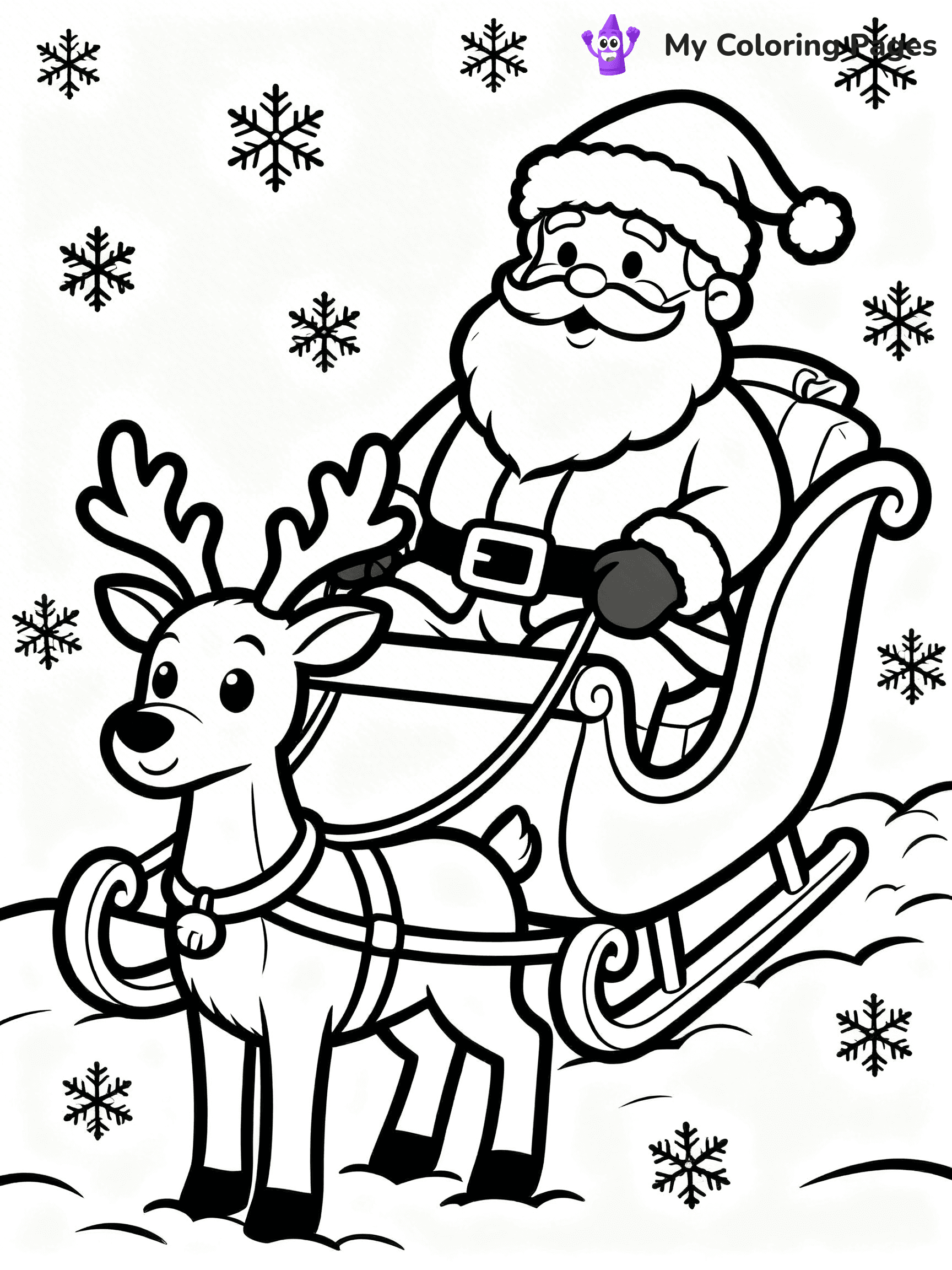 Santa Claus Coloring Pages - 82