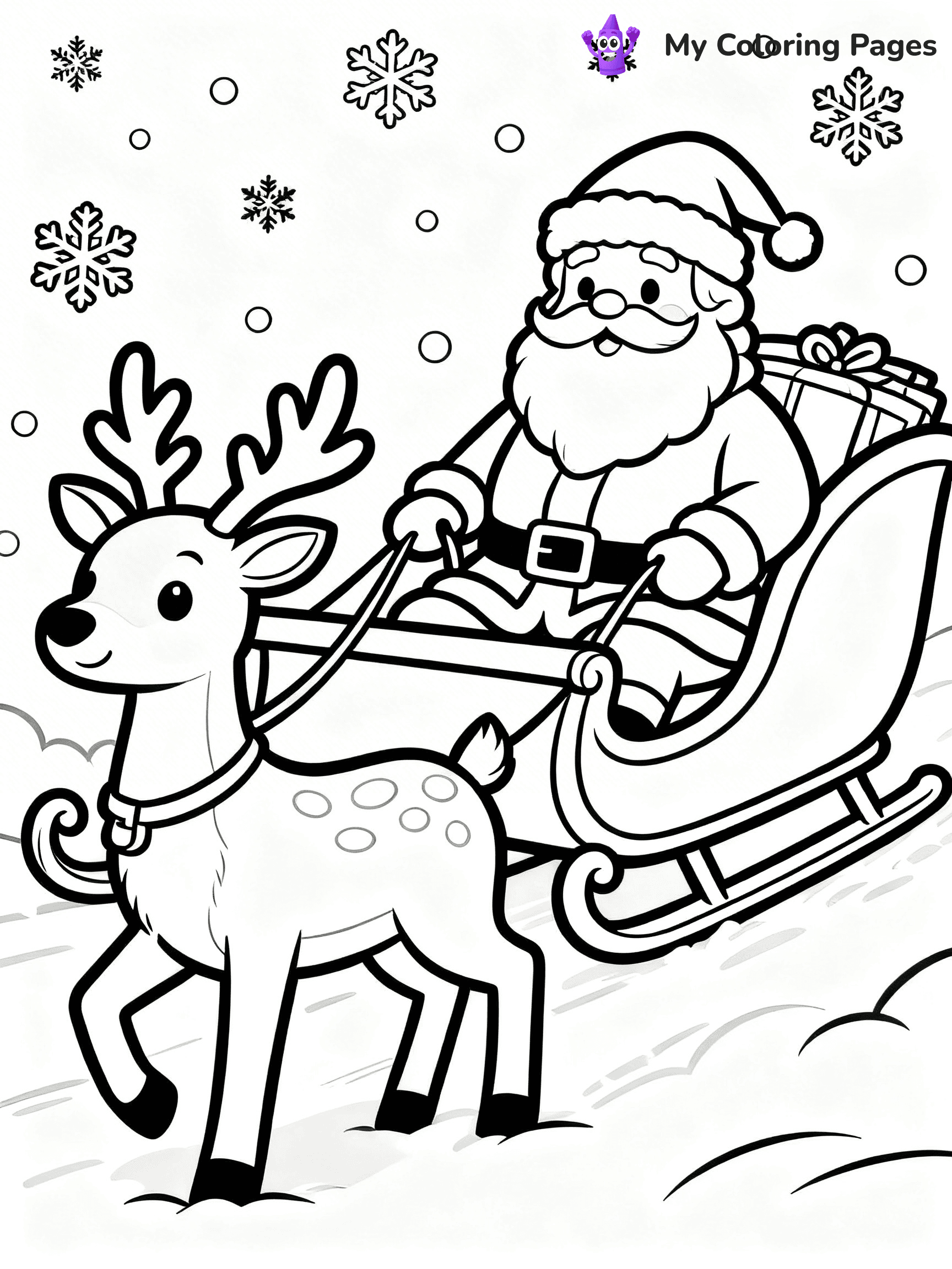 Santa Claus Coloring Pages - 80