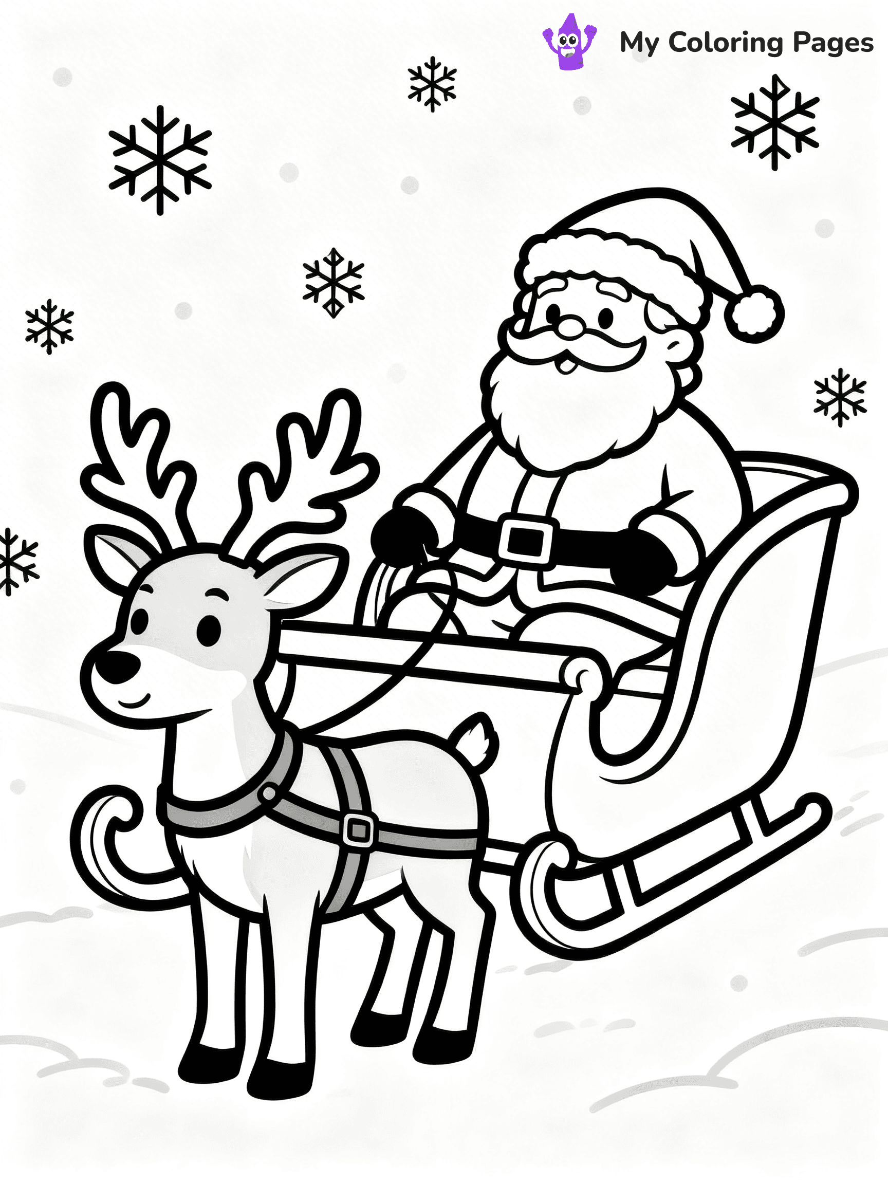 Santa Claus Coloring Pages - 78