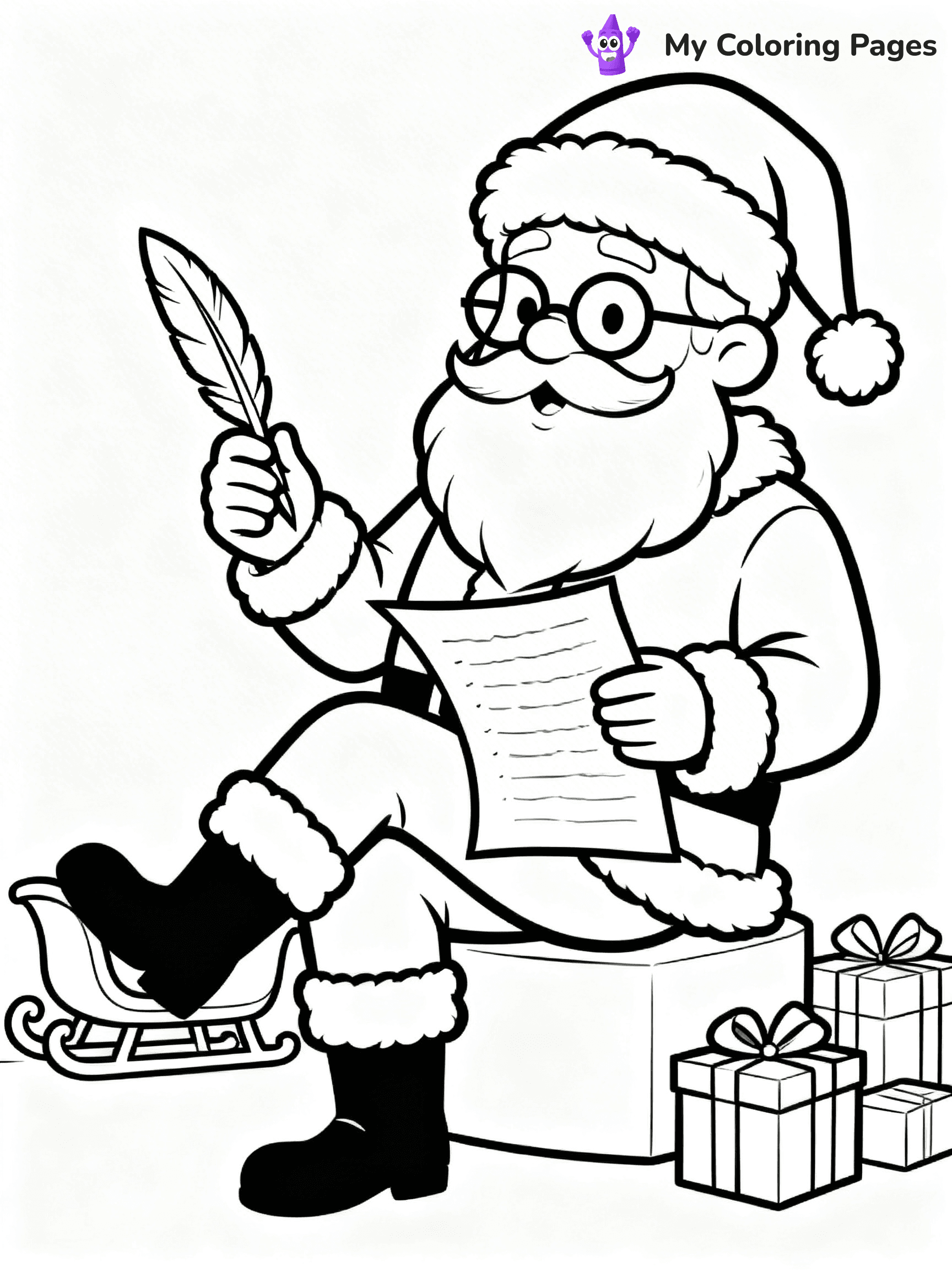 Santa Claus Coloring Pages - 72