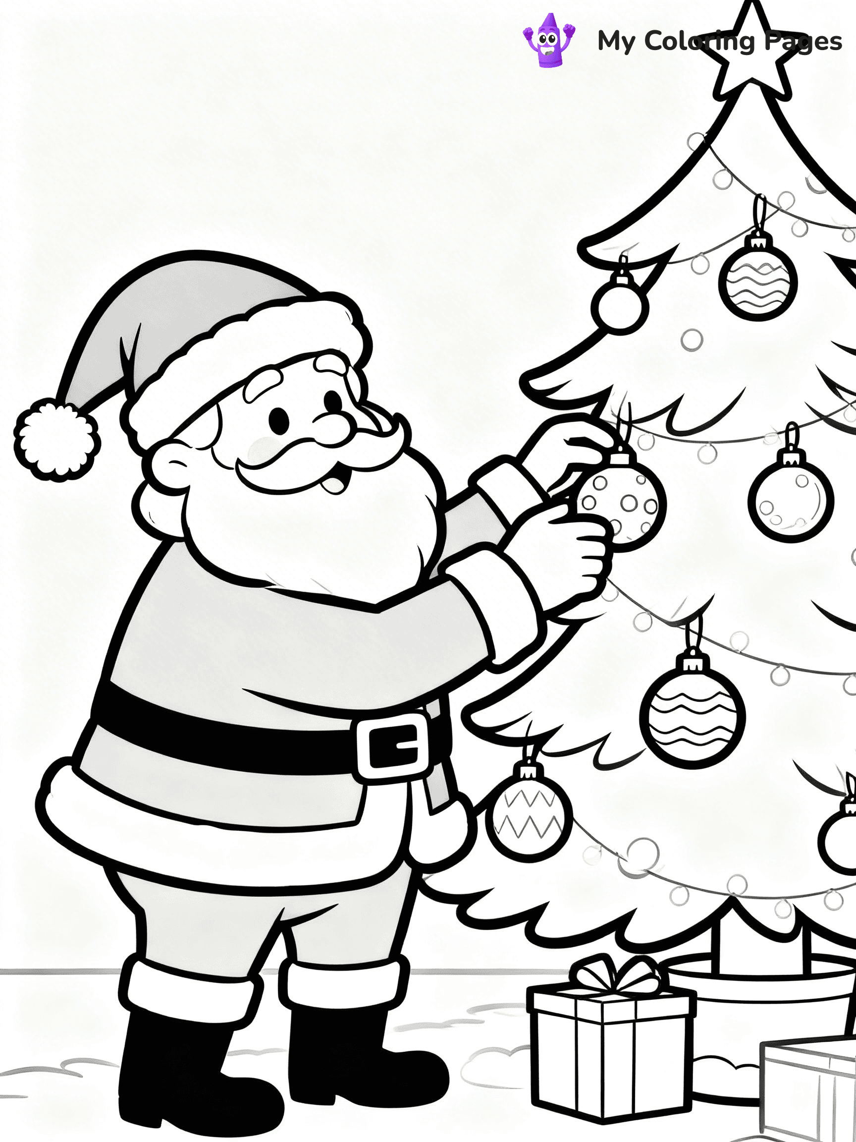 Santa Claus Coloring Pages - 71