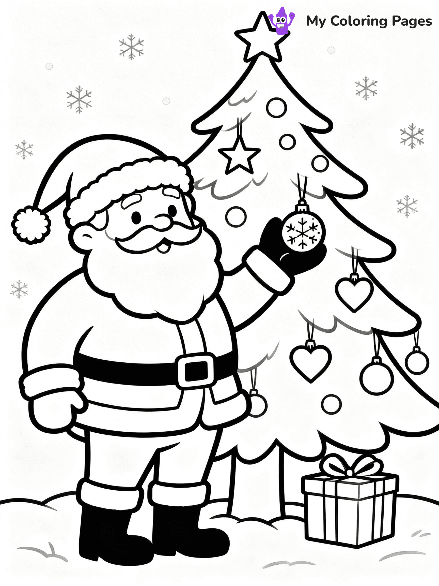 Santa Claus Coloring Pages - 67
