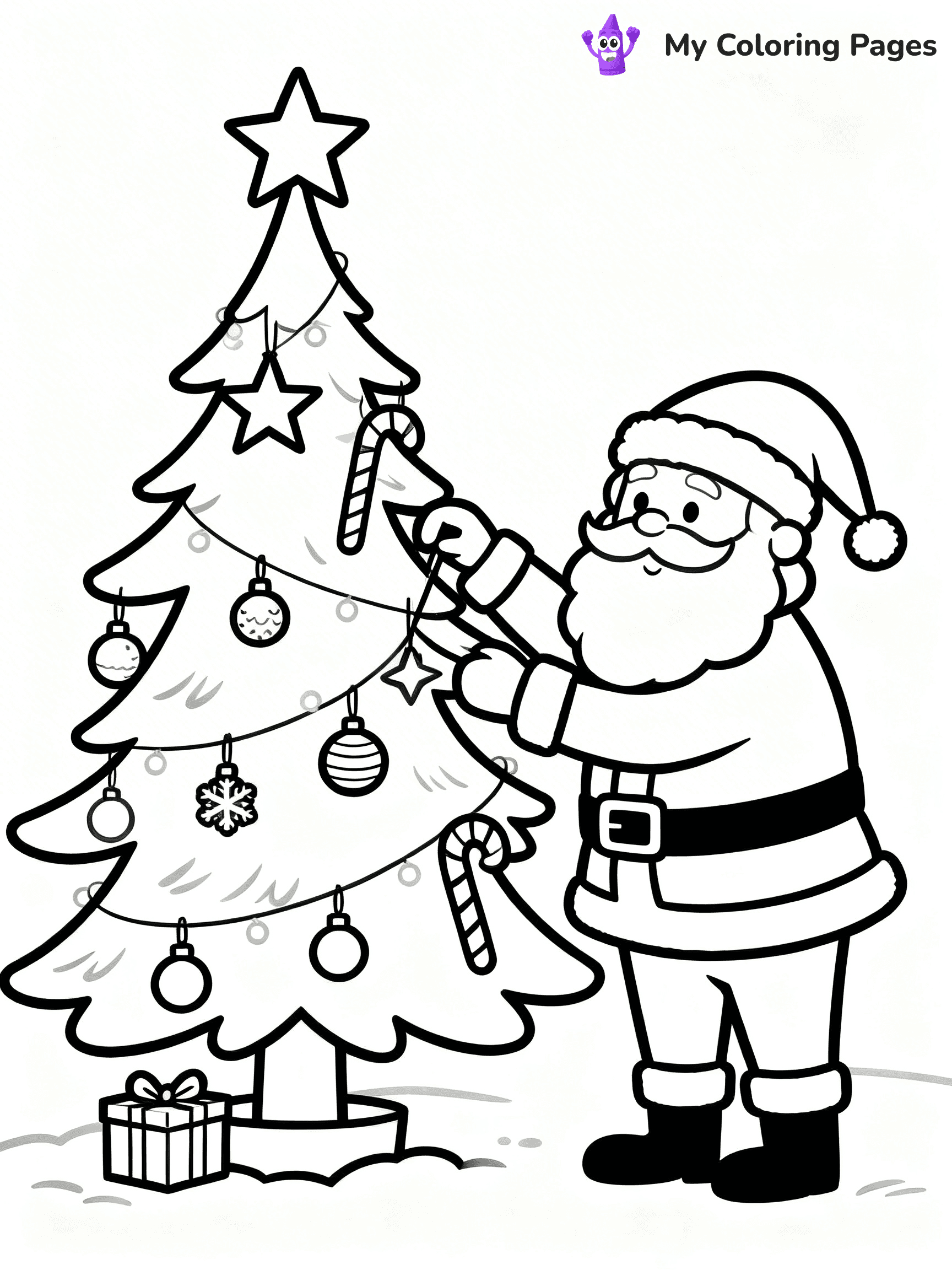 Santa Claus Coloring Pages - 66