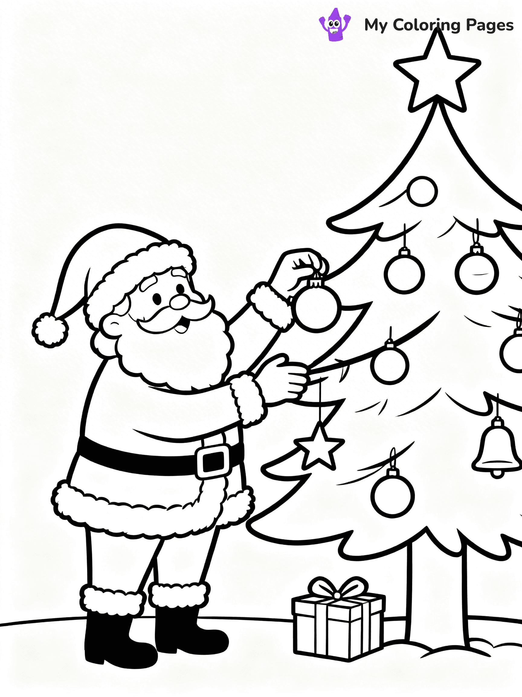 Santa Claus Coloring Pages - 65