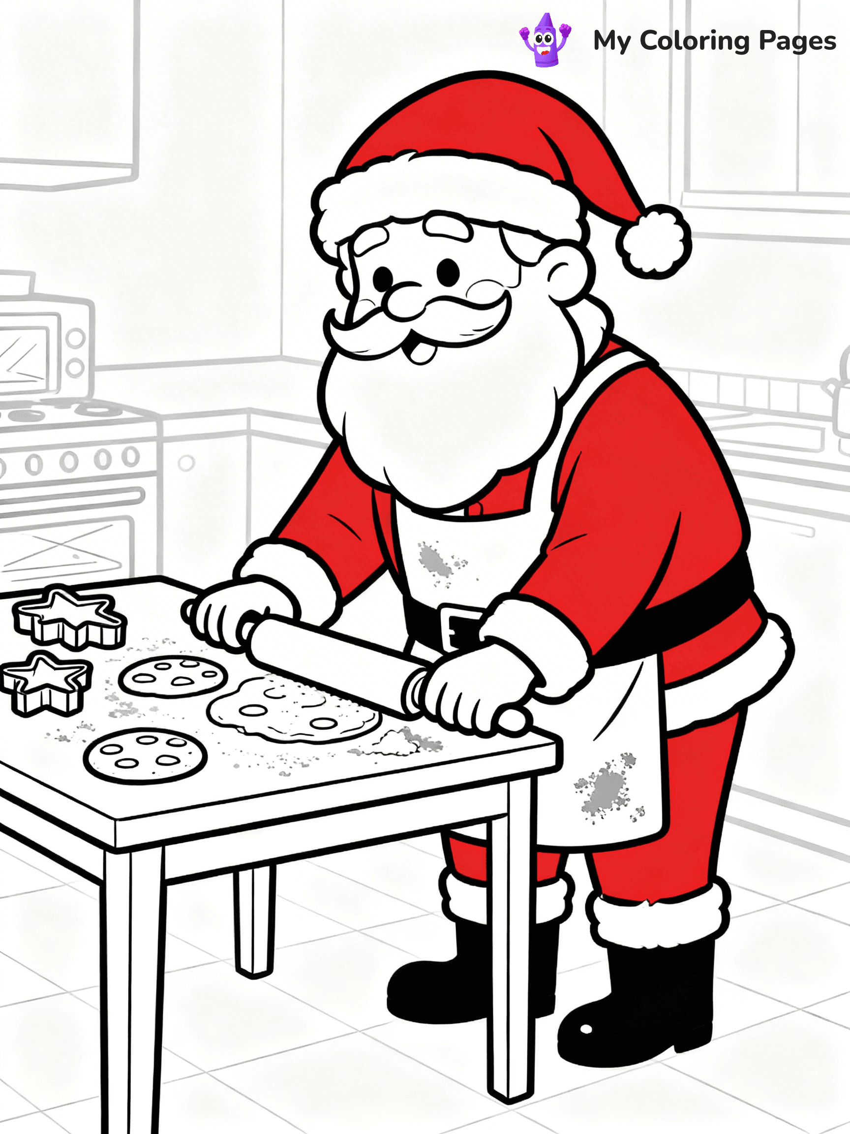 Santa Claus Coloring Pages - 62
