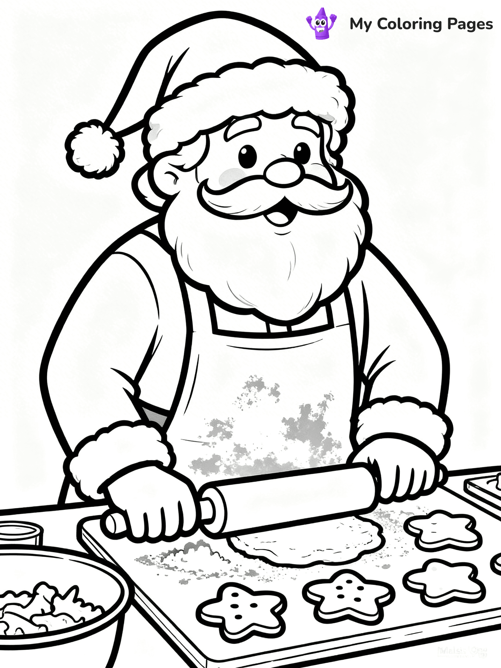 Santa Claus Coloring Pages - 61