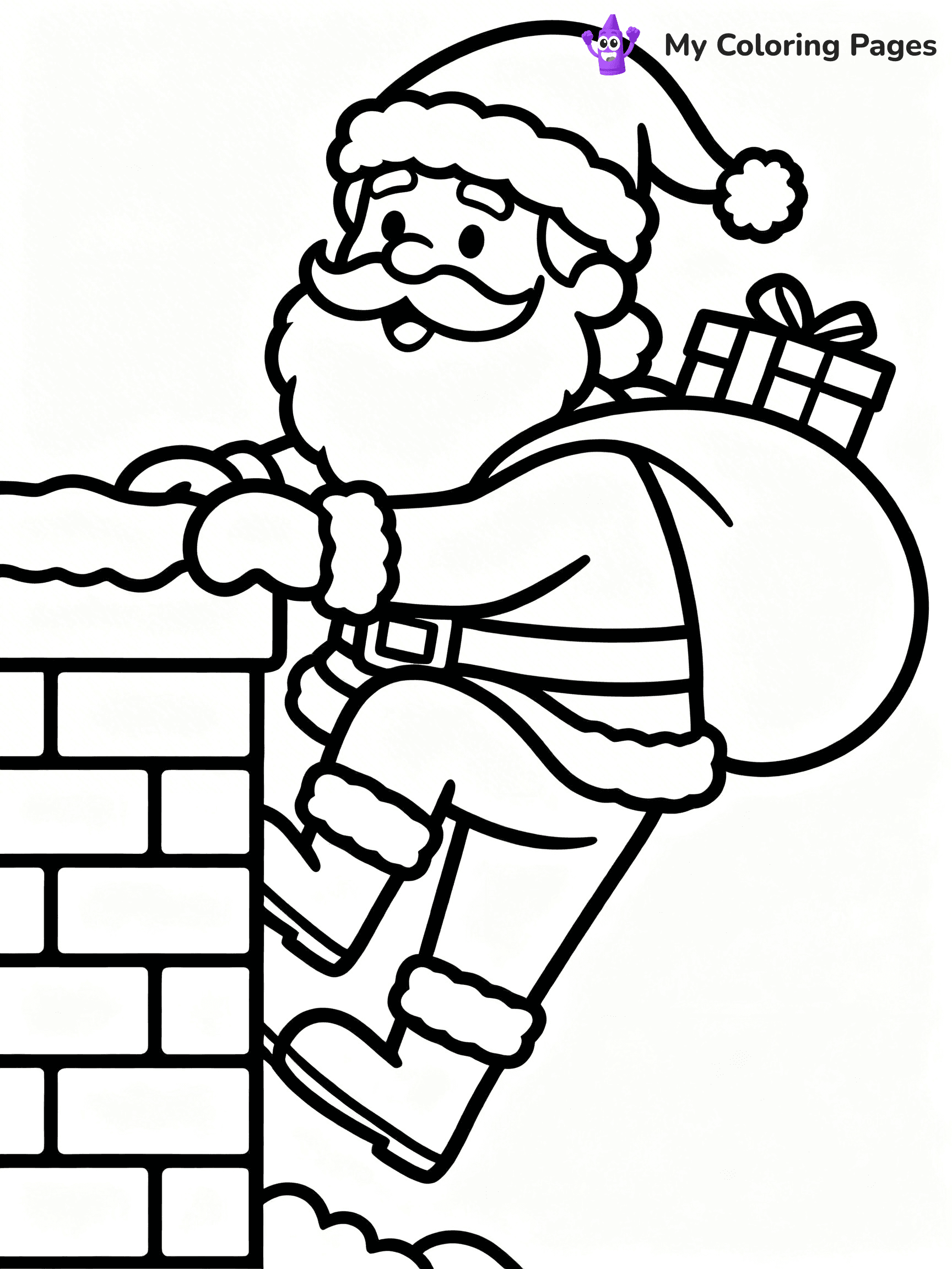 Santa Claus Coloring Pages - 57