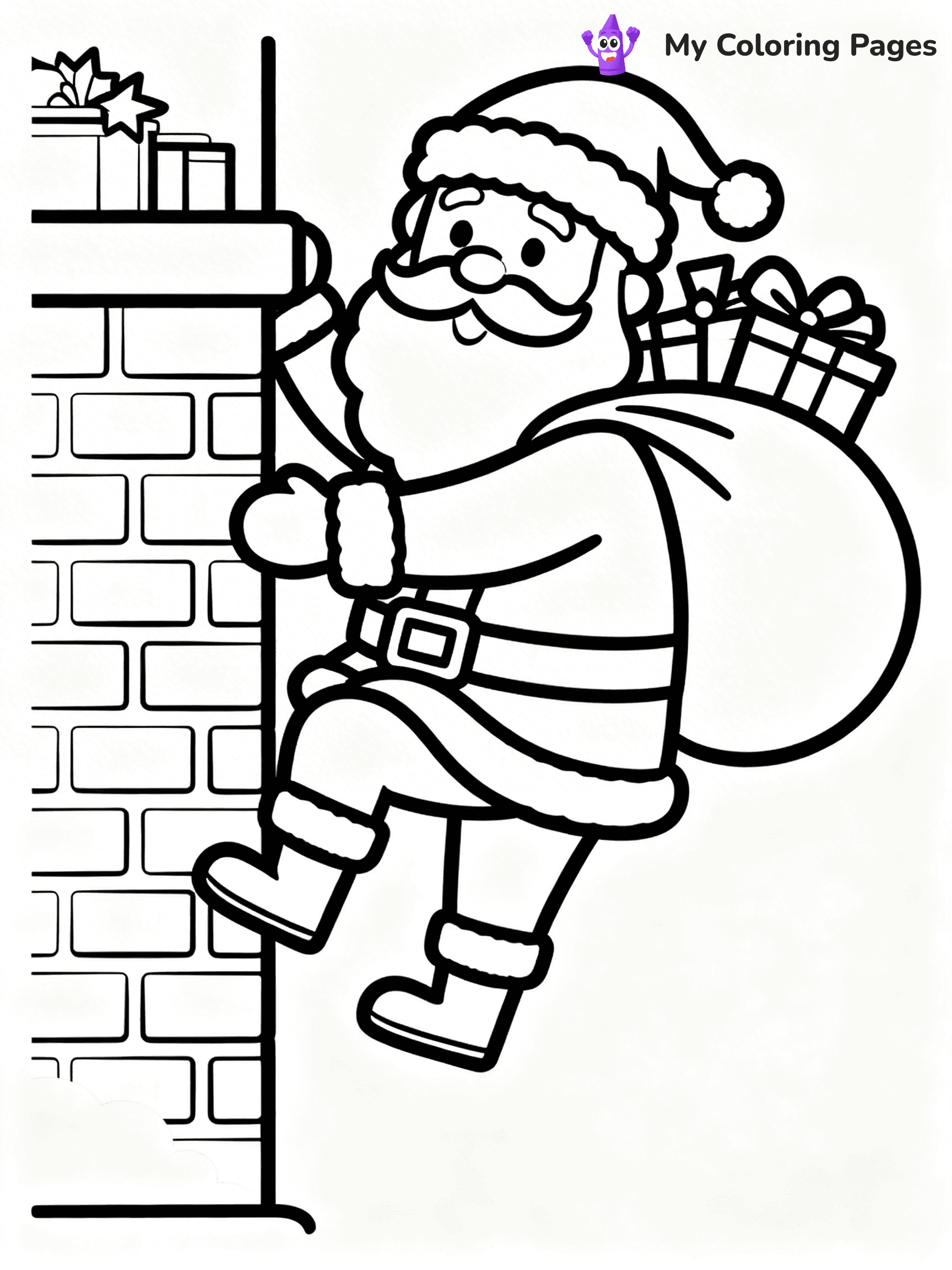 Santa Claus Coloring Pages - 54