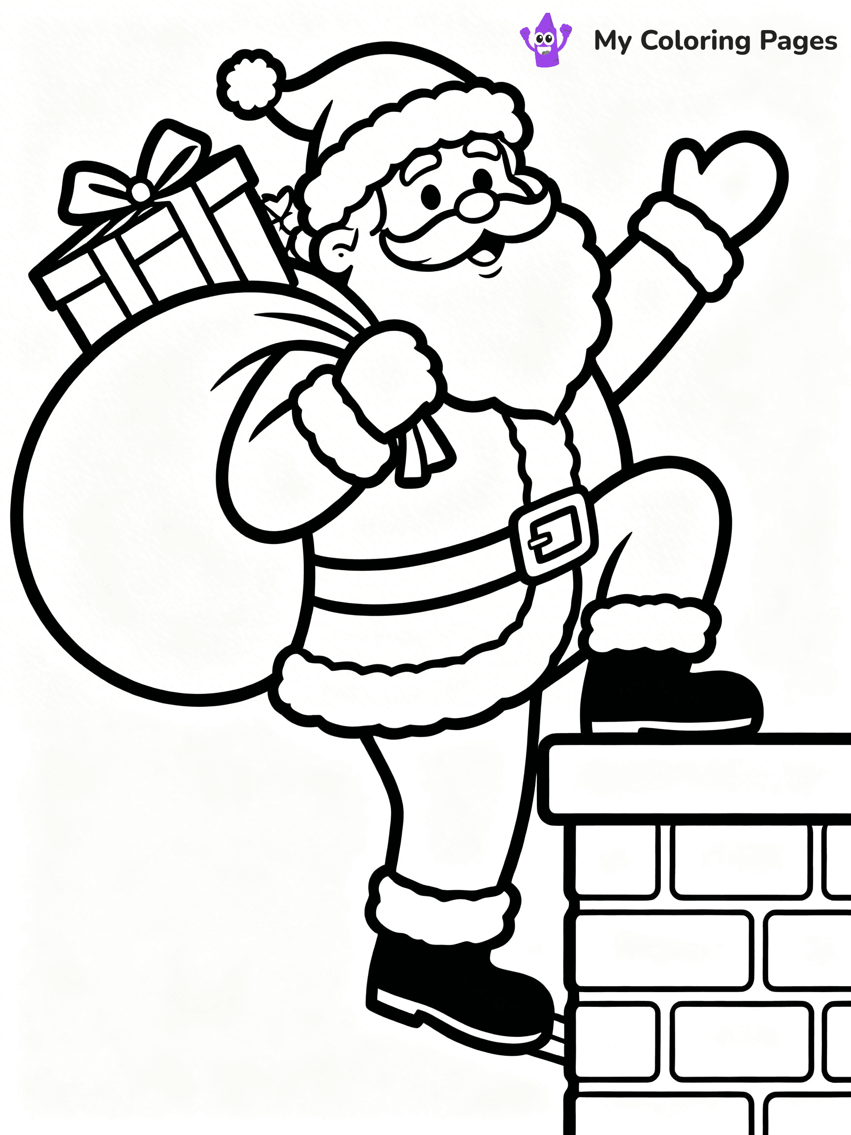 Santa Claus Coloring Pages - 51