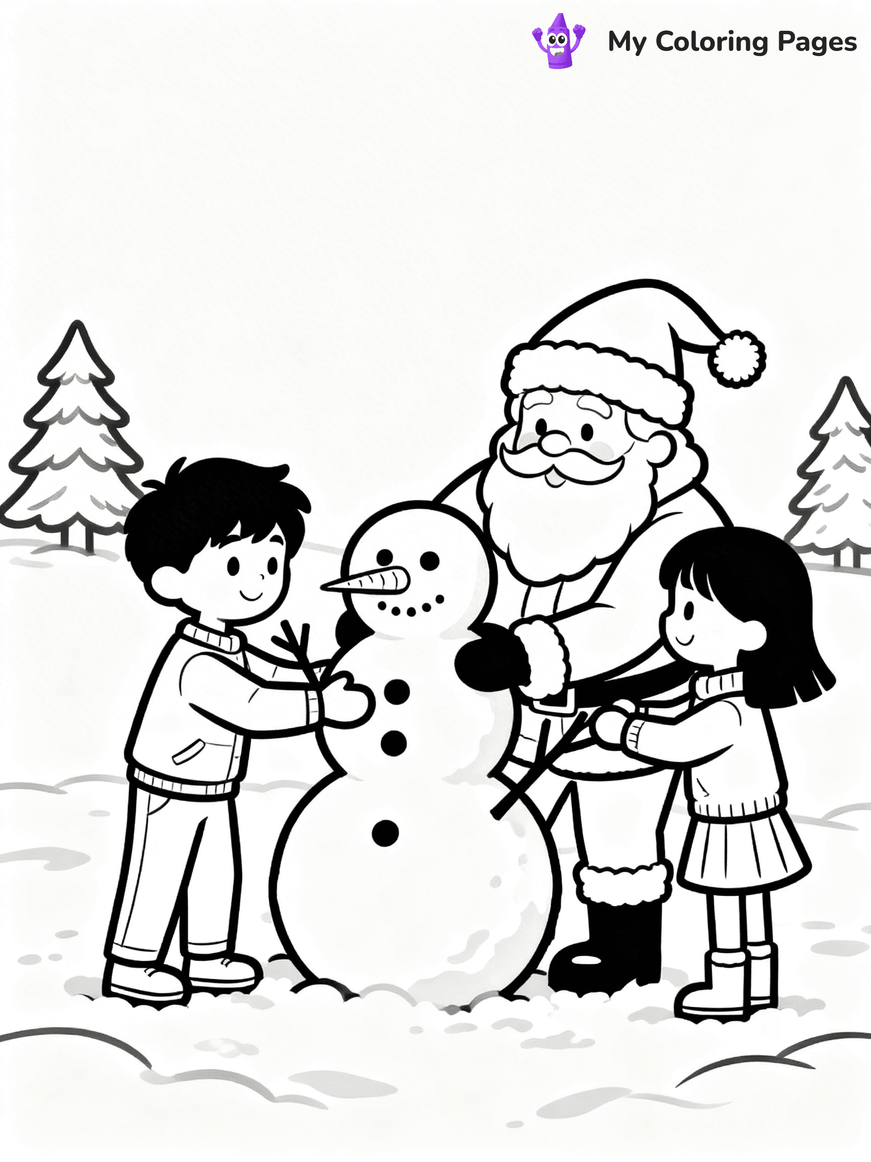 Santa Claus Coloring Pages - 50