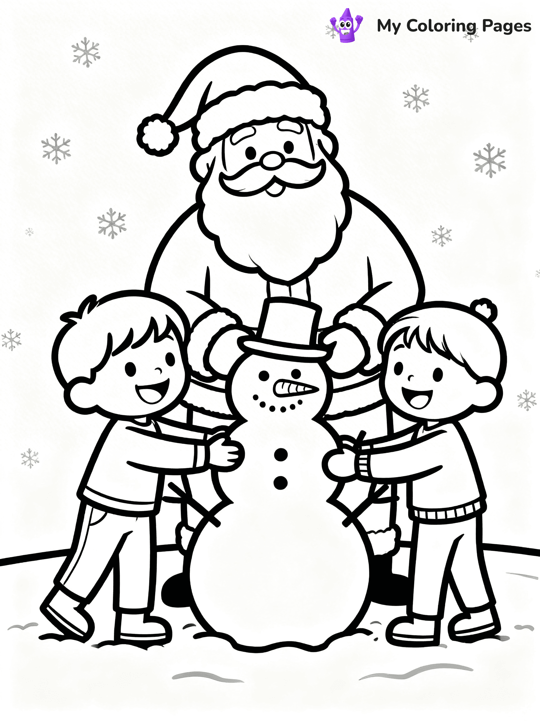 Santa Claus Coloring Pages - 48