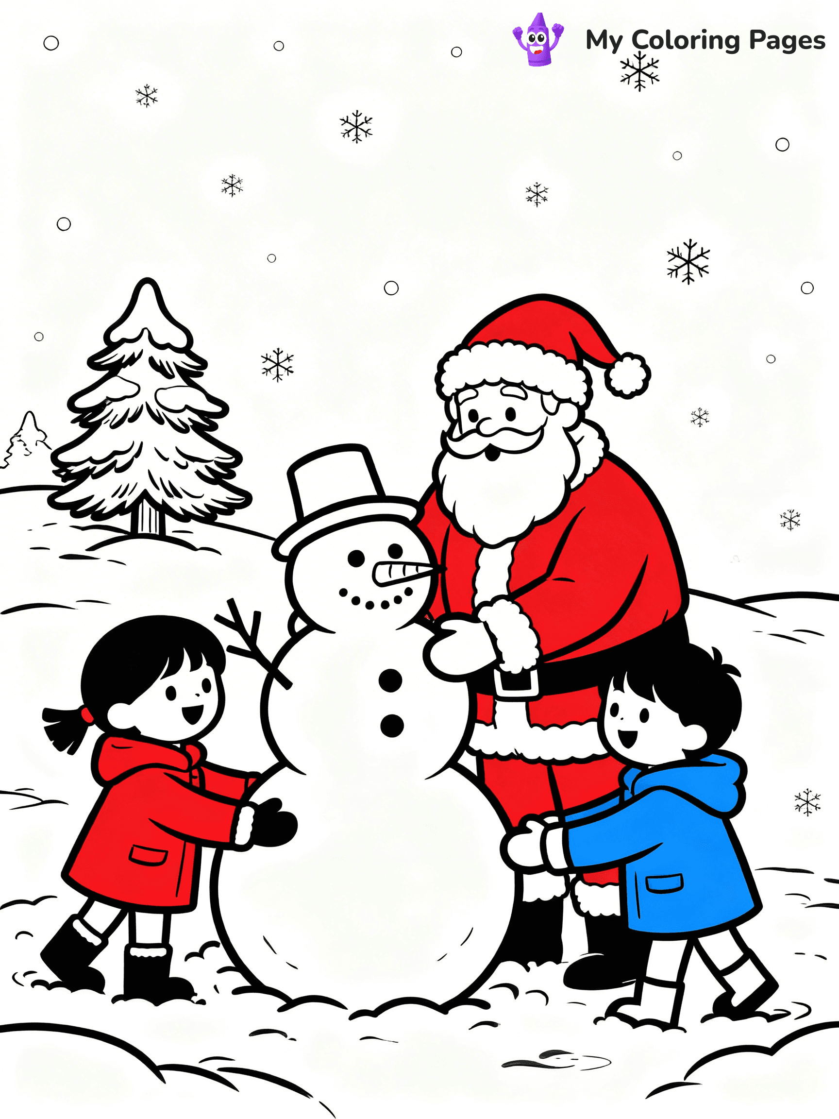 Santa Claus Coloring Pages - 46