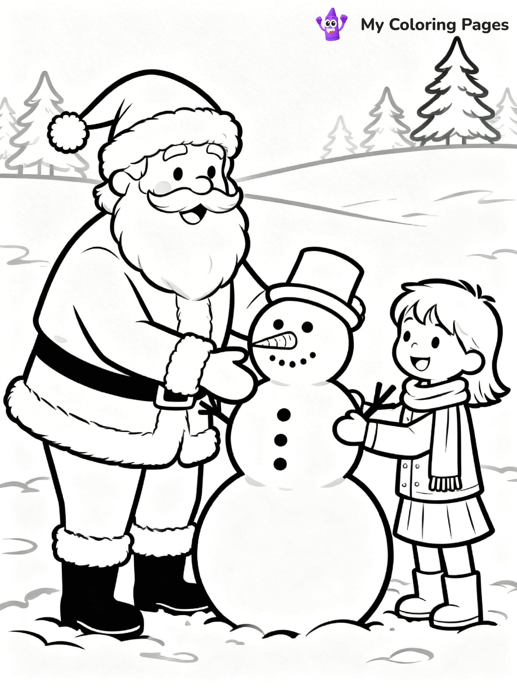 Santa Claus Coloring Pages - 44