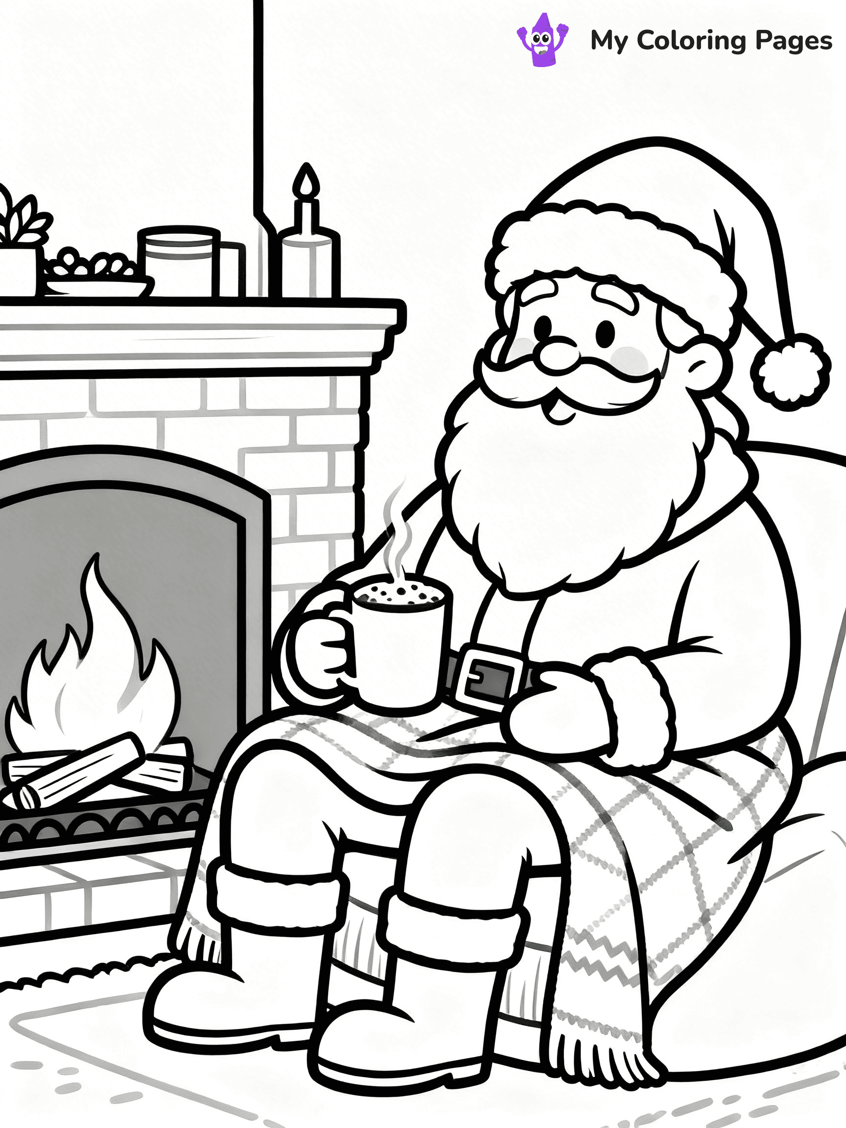Santa Claus Coloring Pages - 43