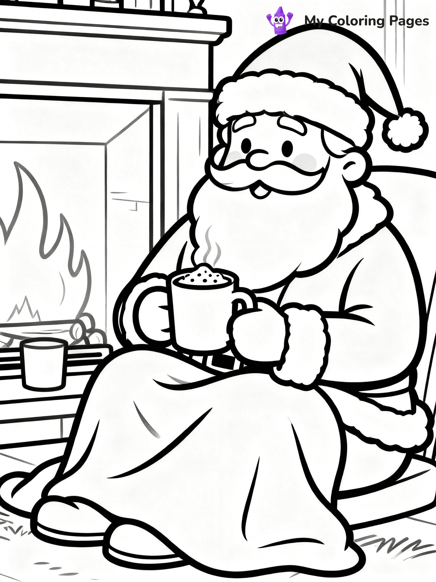 Santa Claus Coloring Pages - 40