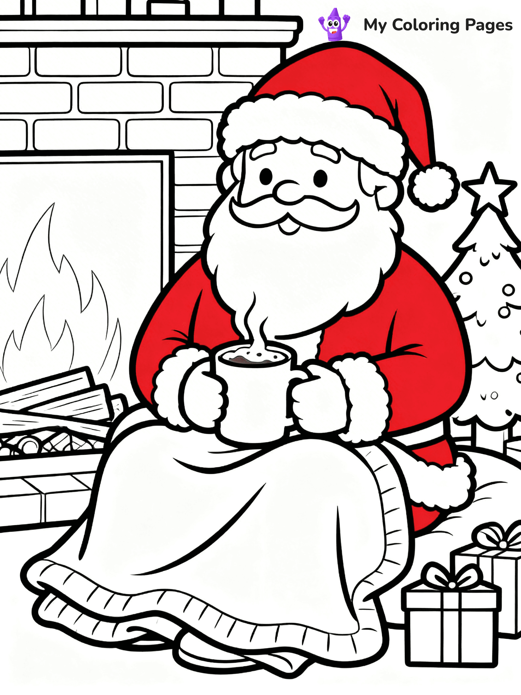 Santa Claus Coloring Pages - 39