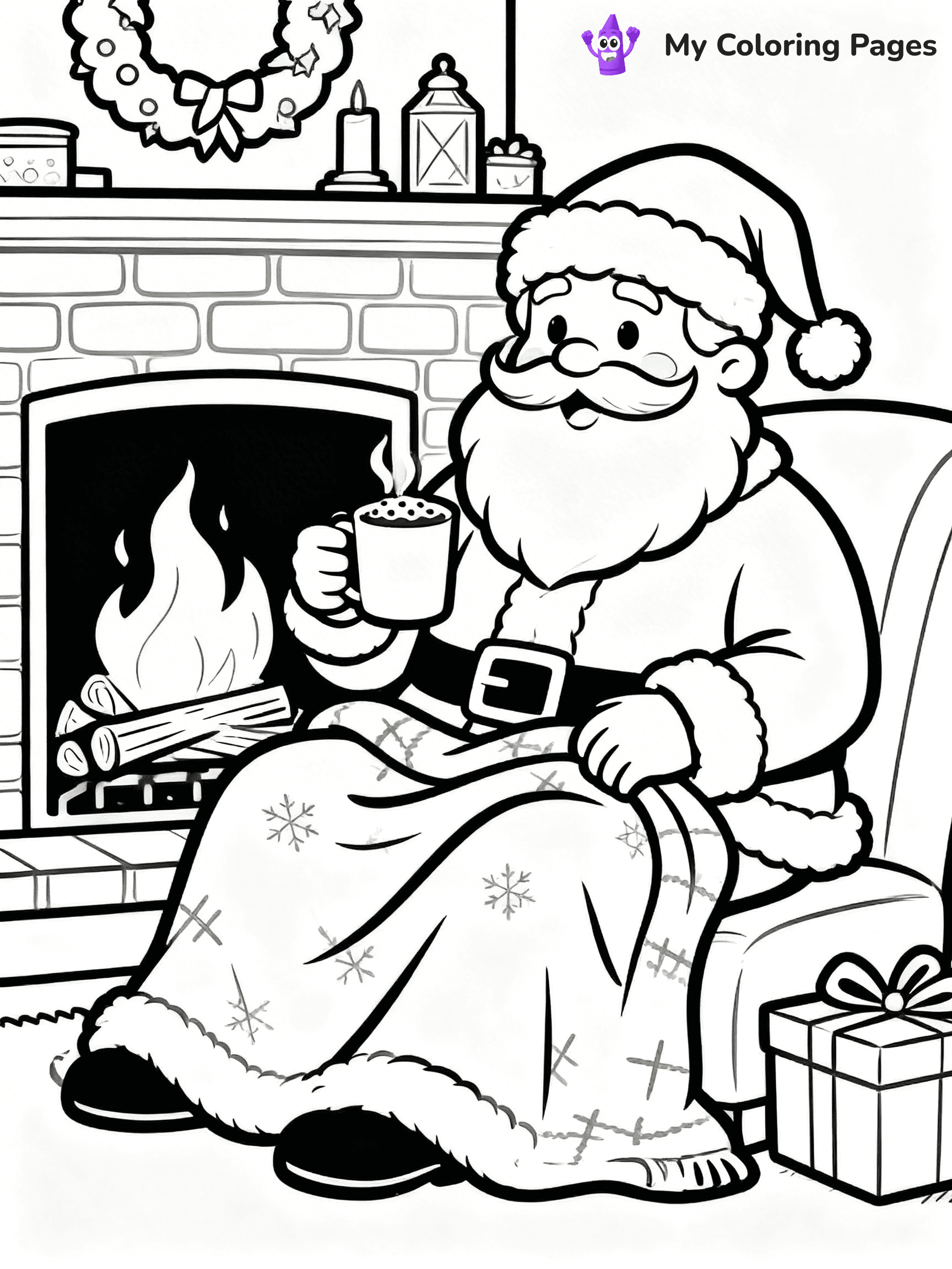 Santa Claus Coloring Pages - 37