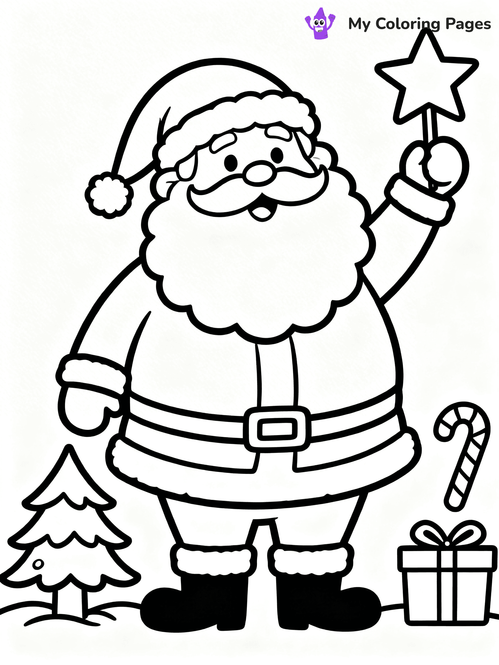 Santa Claus Coloring Pages - 36