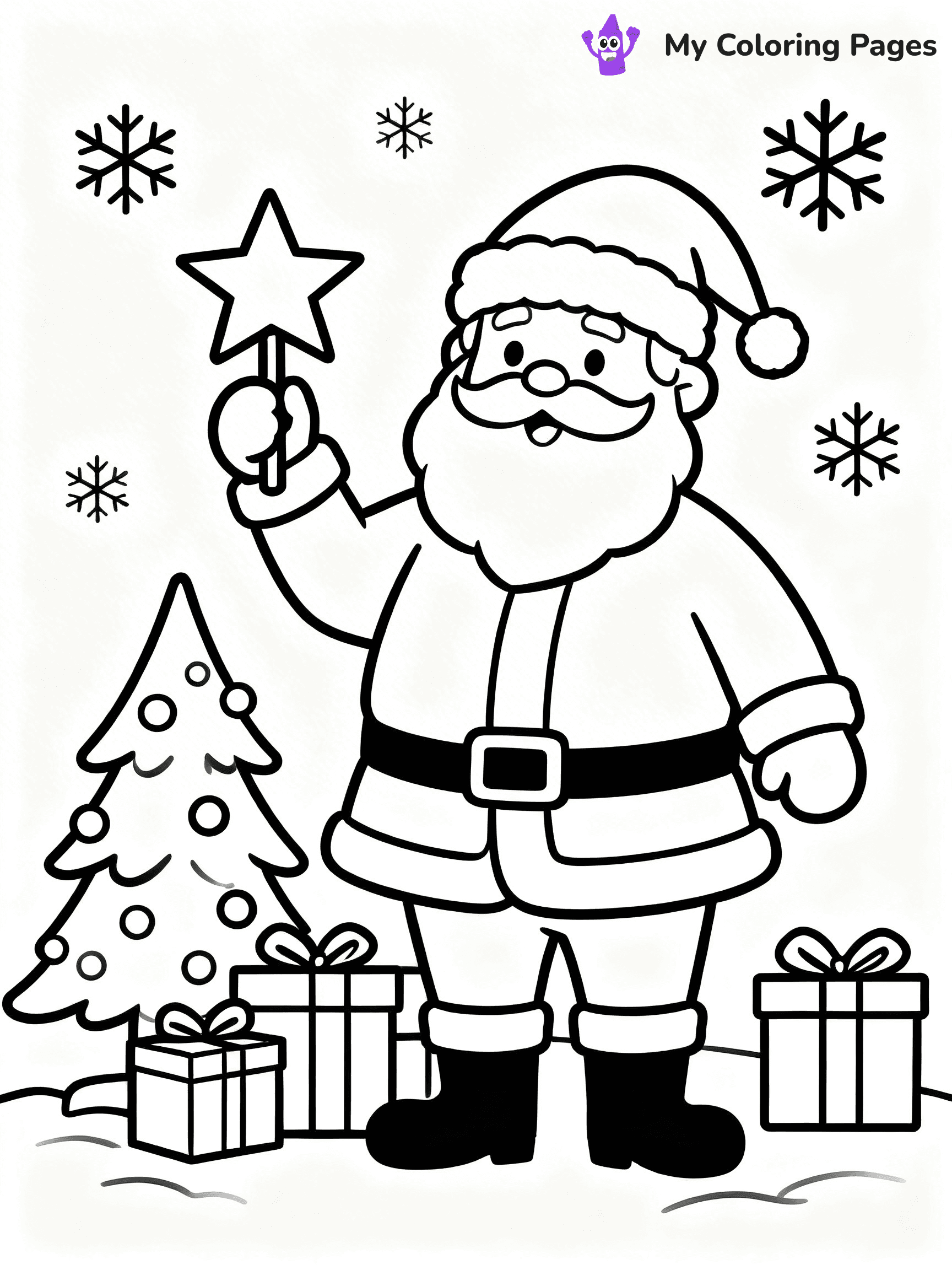 Santa Claus Coloring Pages - 35