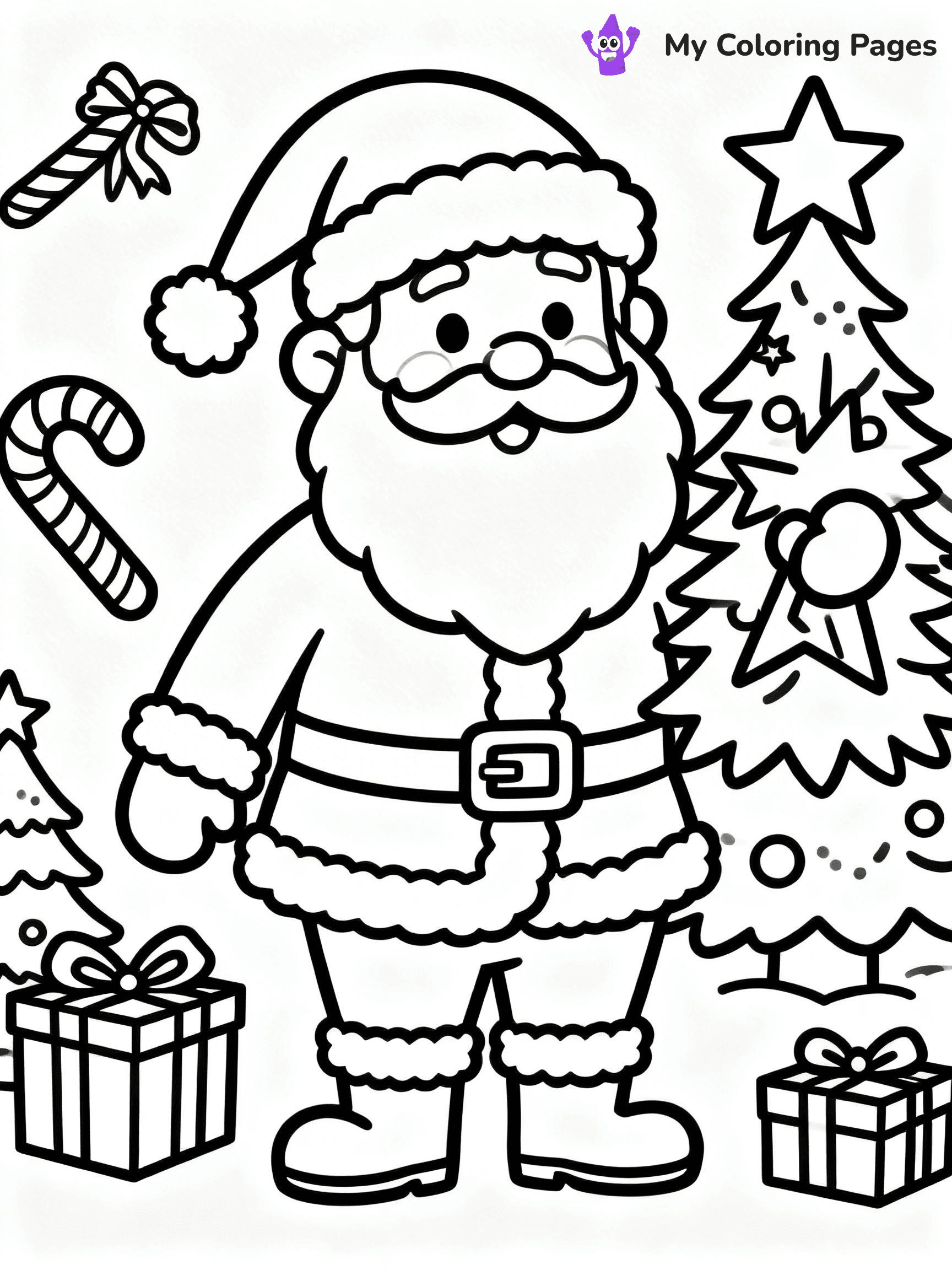 Santa Claus Coloring Pages - 32