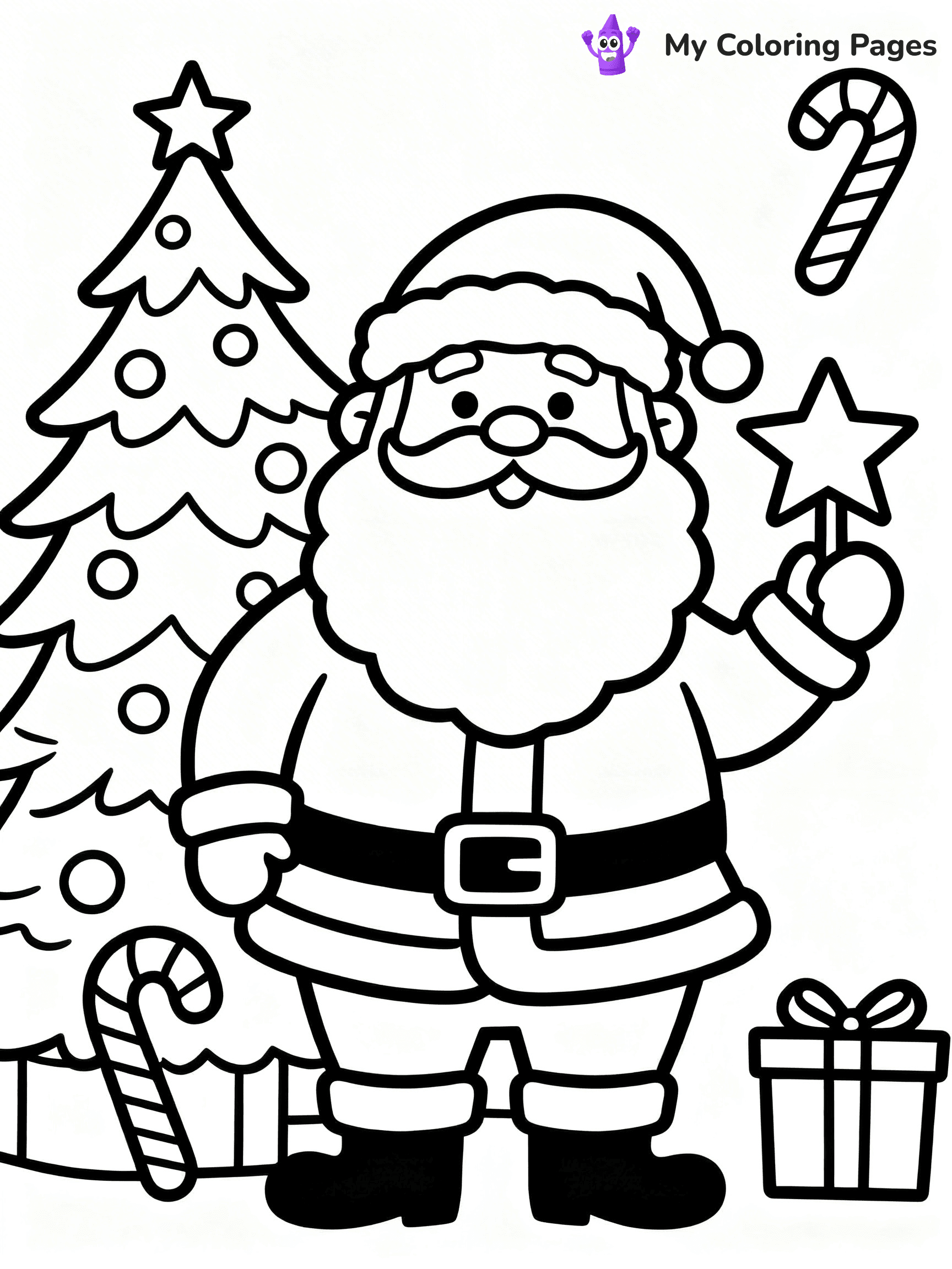 Santa Claus Coloring Pages - 30
