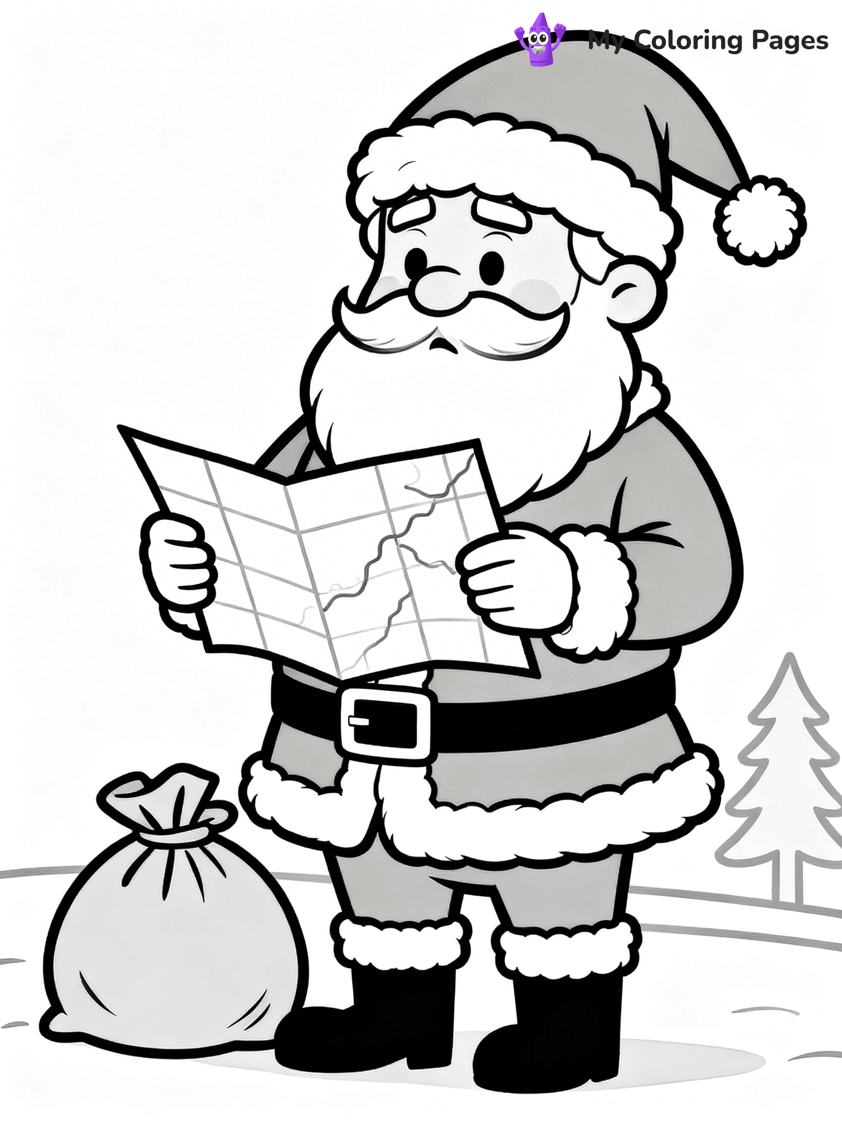 Santa Claus Coloring Pages - 28