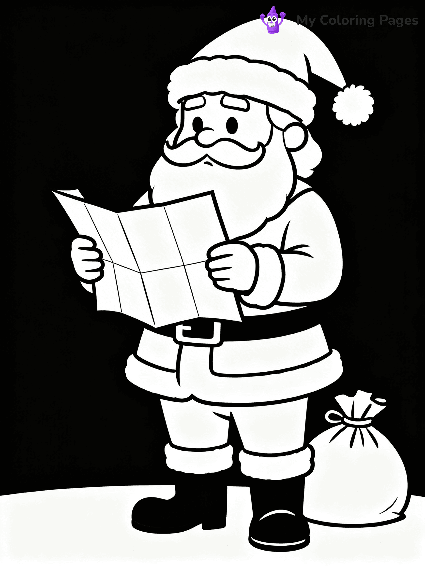 Santa Claus Coloring Pages - 27