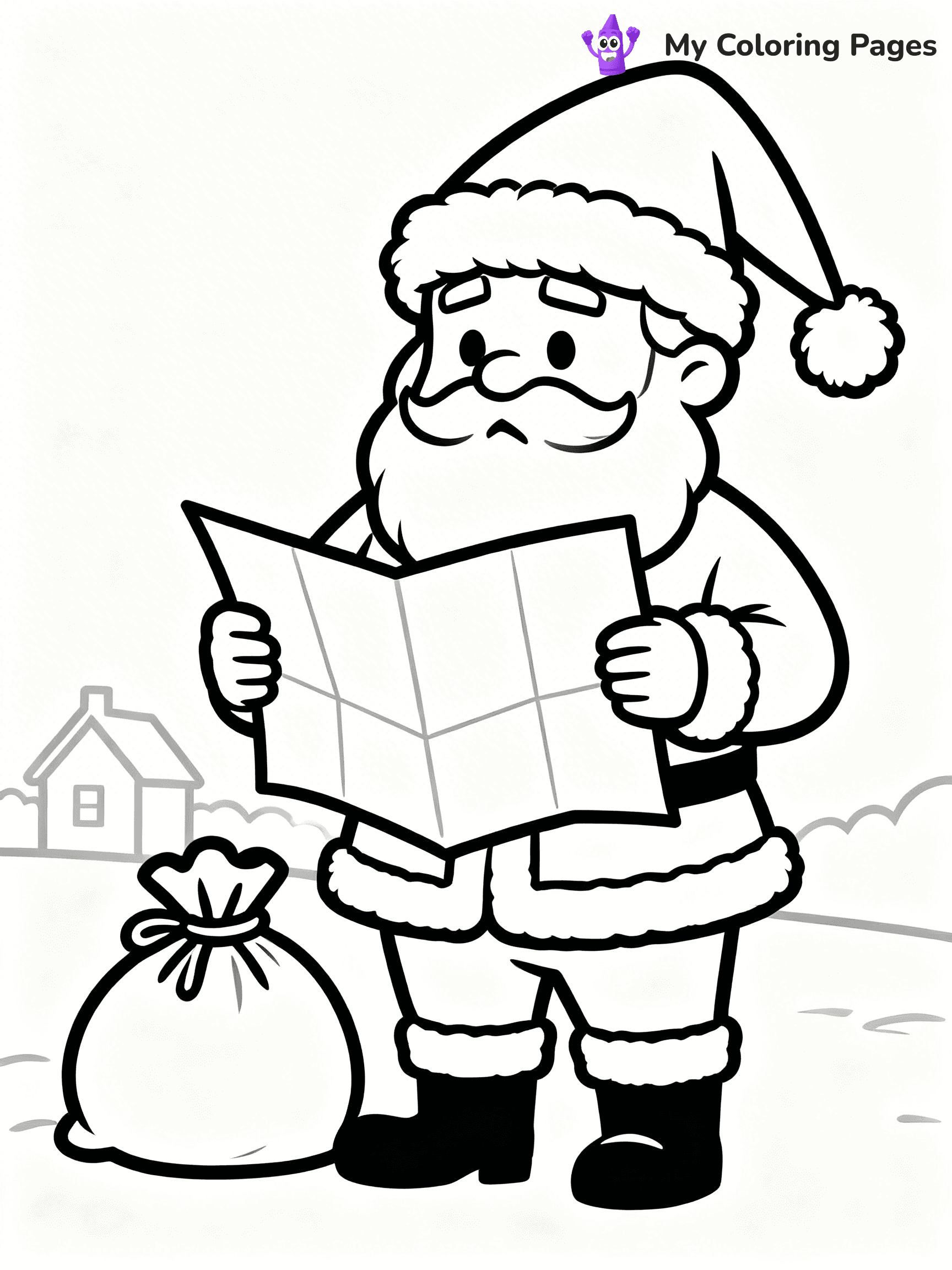 Santa Claus Coloring Pages - 26