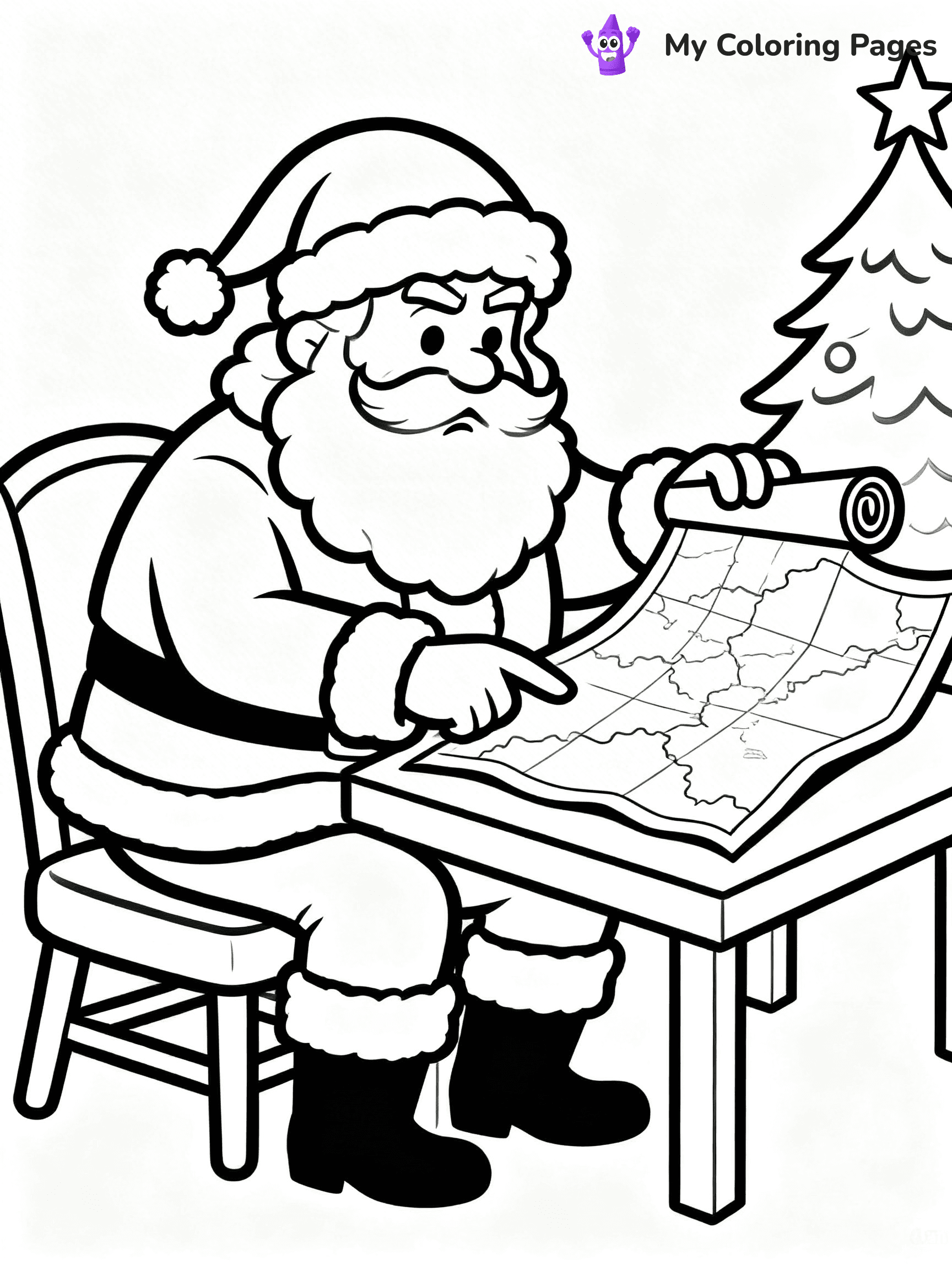 Santa Claus Coloring Pages - 24