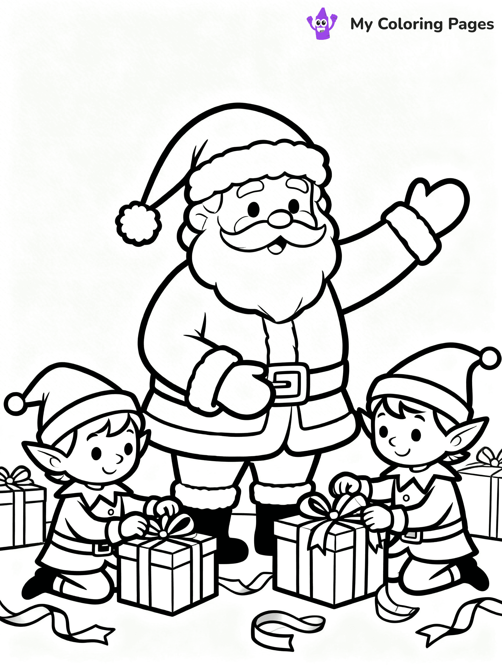 Santa Claus Coloring Pages - 23