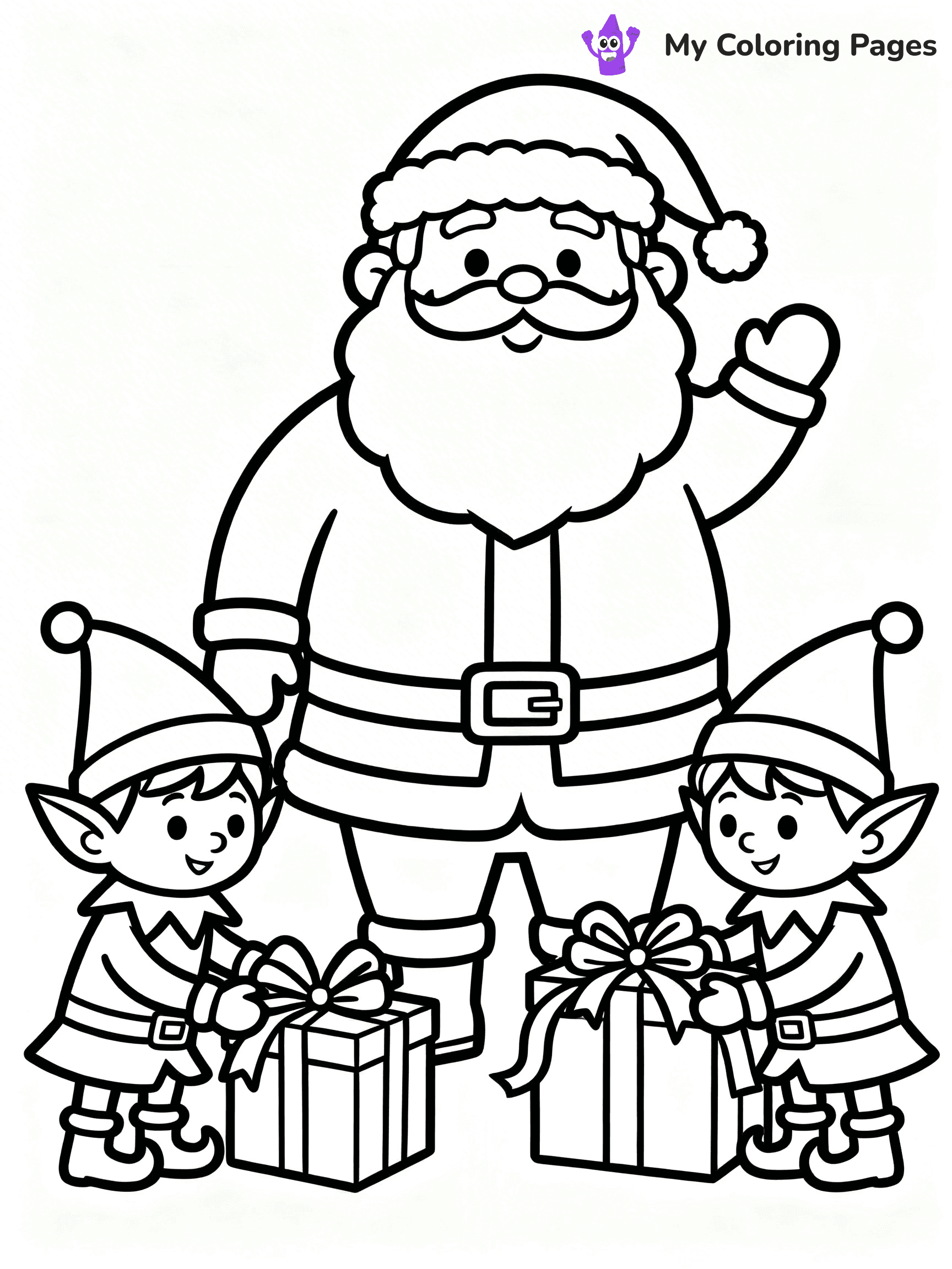 Santa Claus Coloring Pages - 22