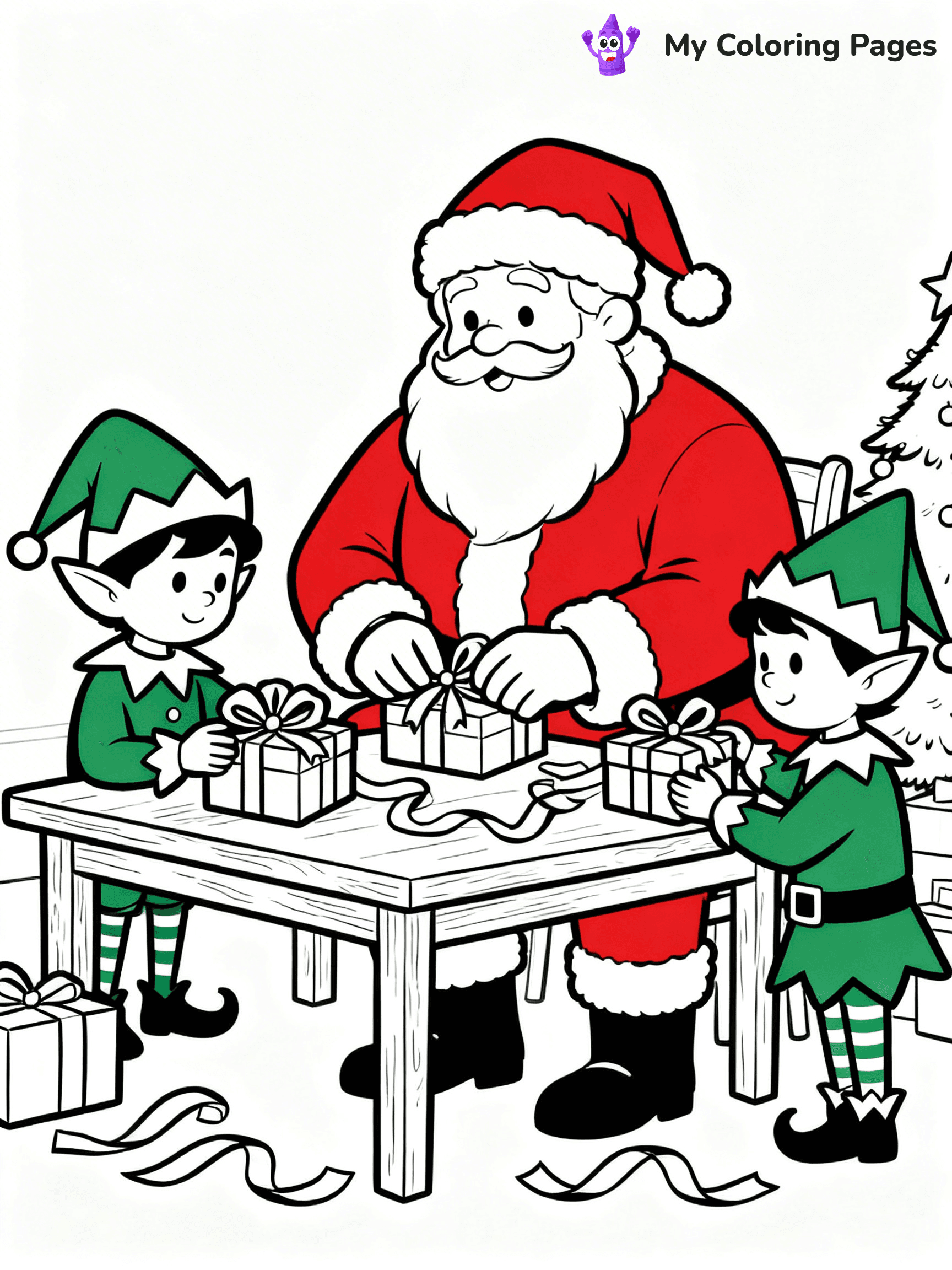 Santa Claus Coloring Pages - 19