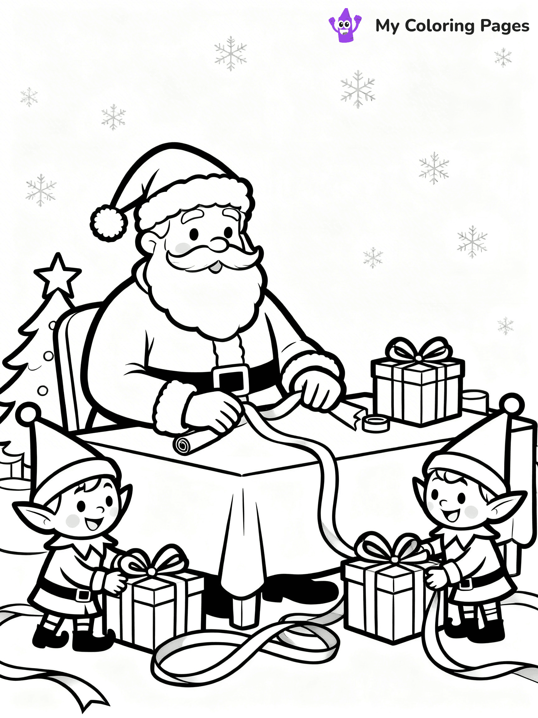 Santa Claus Coloring Pages - 18