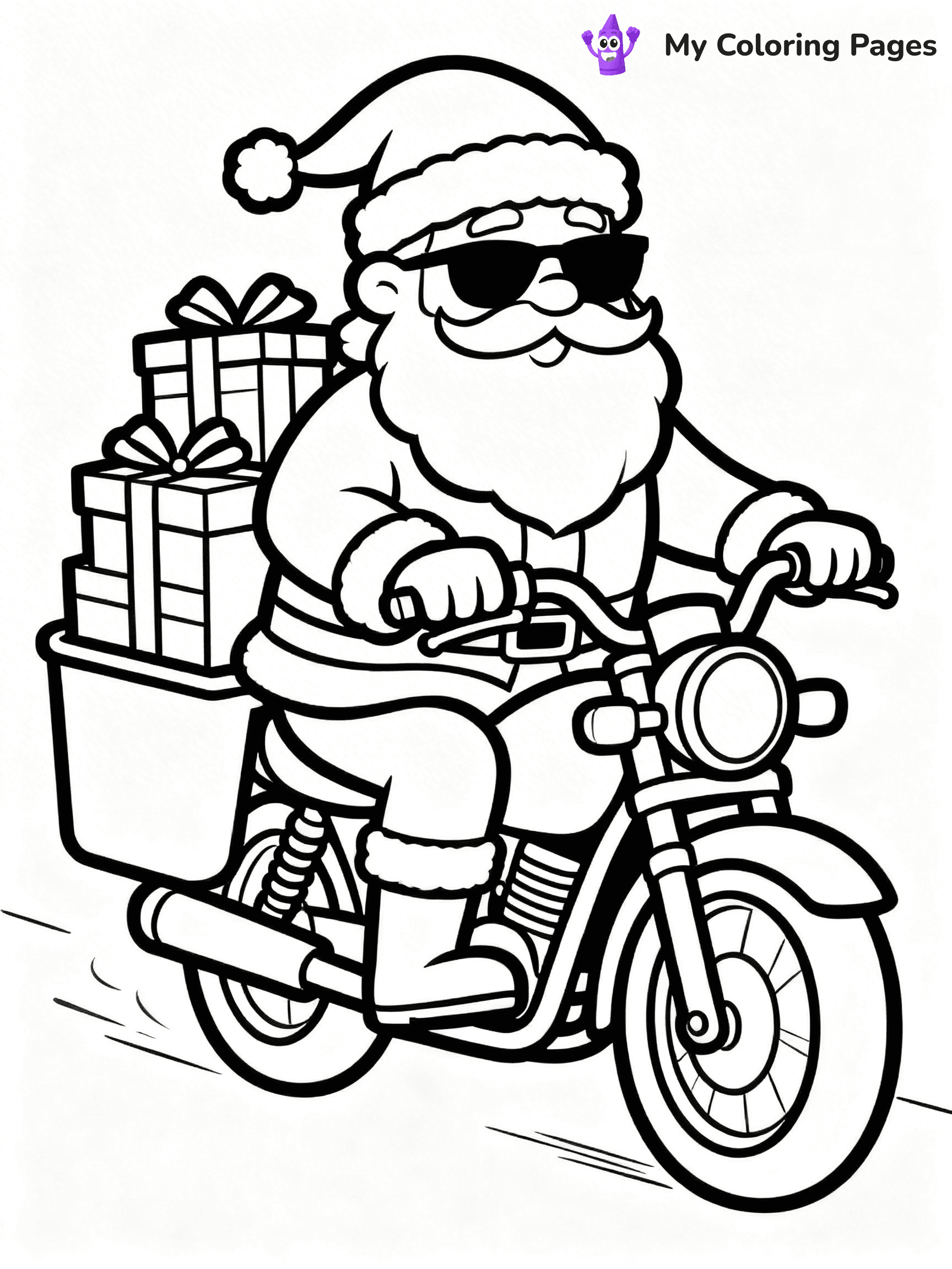 Santa Claus Coloring Pages - 17
