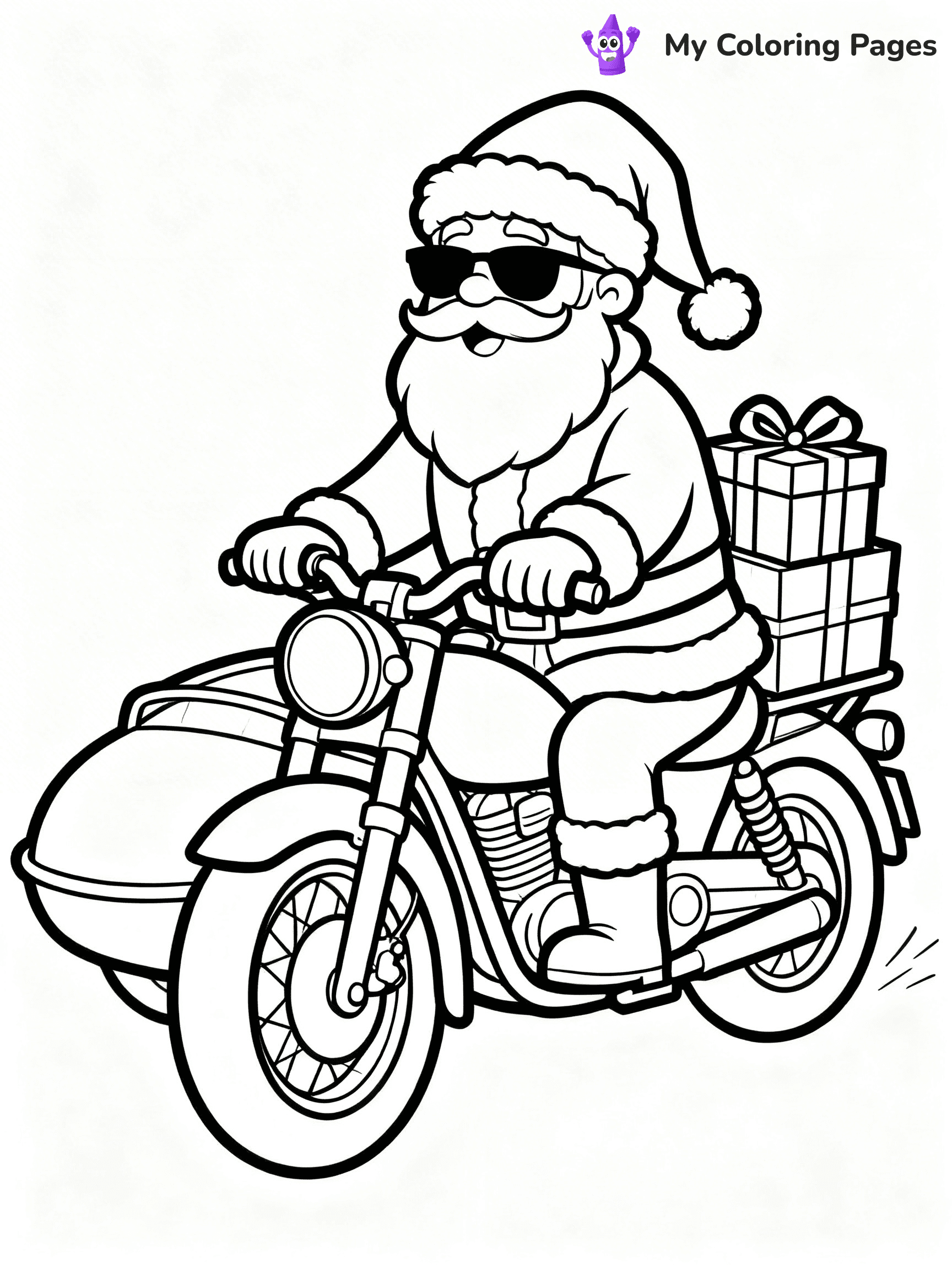 Santa Claus Coloring Pages - 16